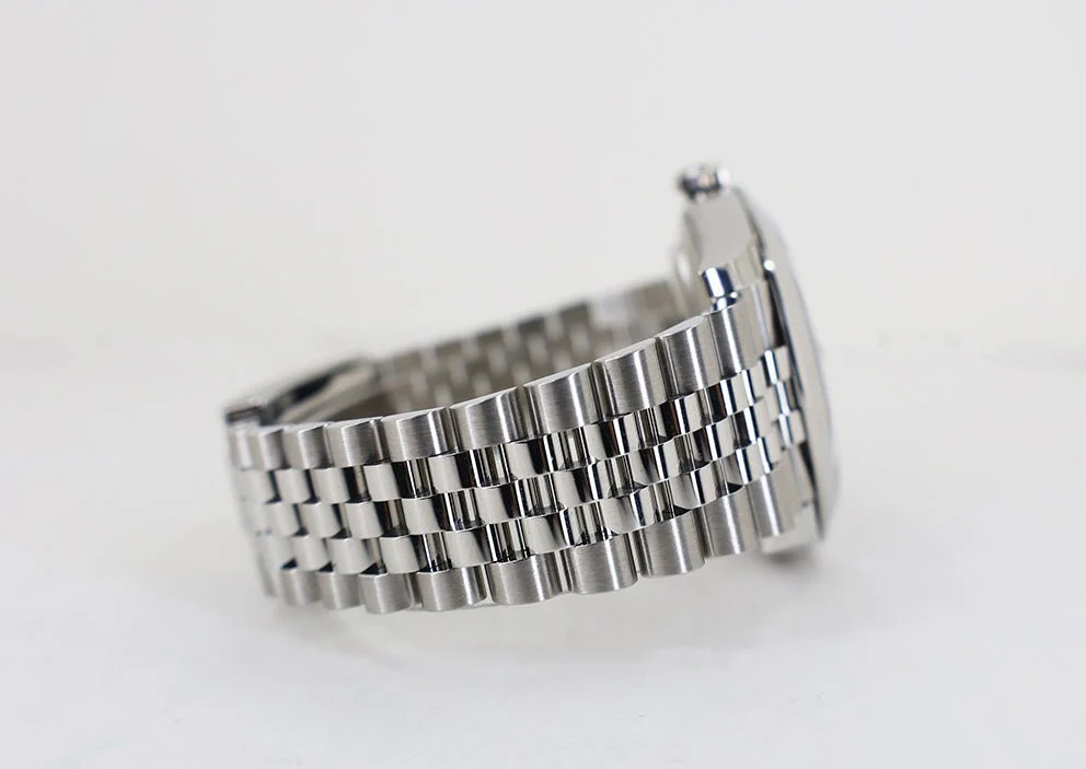 Rolex Datejust 41 Stainless Steel Slate Roman Dial Smooth Bezel Jubilee Bracelet 126300 - - Image 5