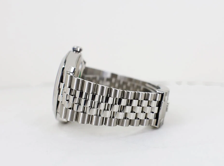 Rolex Datejust 41 Stainless Steel Slate Roman Dial Smooth Bezel Jubilee Bracelet 126300 - - Image 6