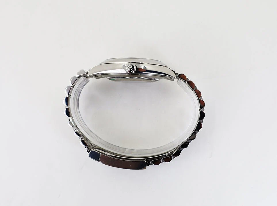 Rolex Datejust 41 Stainless Steel Slate Roman Dial Smooth Bezel Jubilee Bracelet 126300 - - Image 7