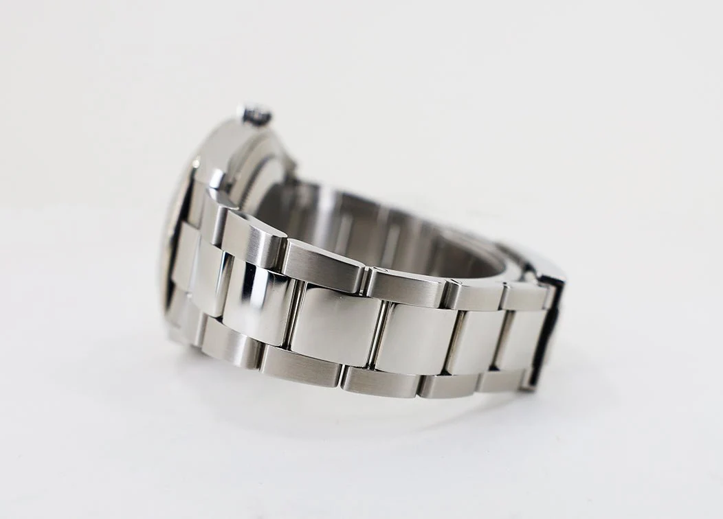 Rolex Datejust 41 White Gold/Steel Black Diamond Dial Fluted Bezel Oyster Bracelet 126334 - - Image 4