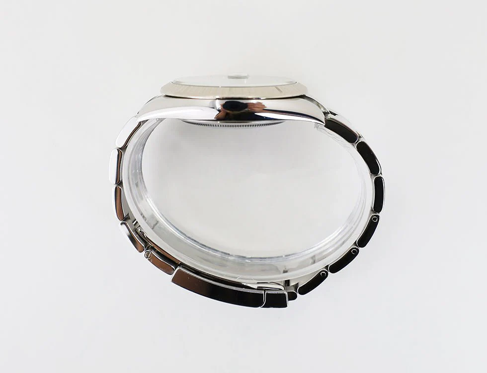 Rolex Datejust 41 White Gold/Steel Black Diamond Dial Fluted Bezel Oyster Bracelet 126334 - - Image 7