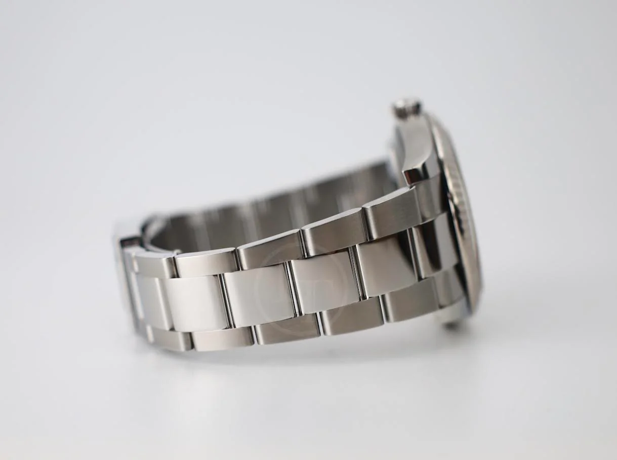 Rolex Datejust 41 White Gold/Steel Blue Index Dial Fluted Bezel Oyster Bracelet 126334 - - Image 6