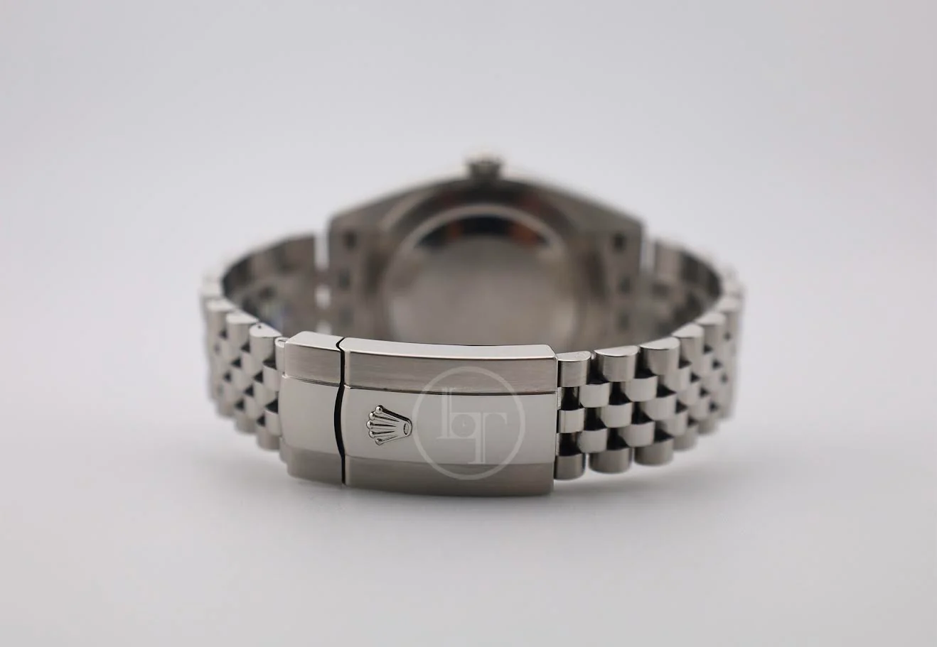Rolex Datejust 41 White Gold/Steel Silver Index Dial Fluted Bezel Jubilee Bracelet 126334 - - Image 10