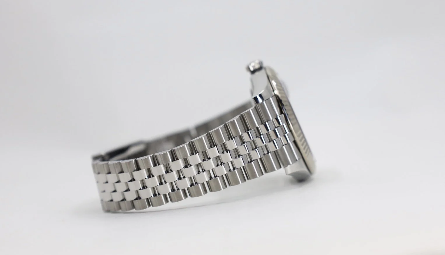 Rolex Datejust 41 White Gold/Steel Slate Roman Dial Fluted Bezel Jubilee Bracelet 126334 - - Image 5