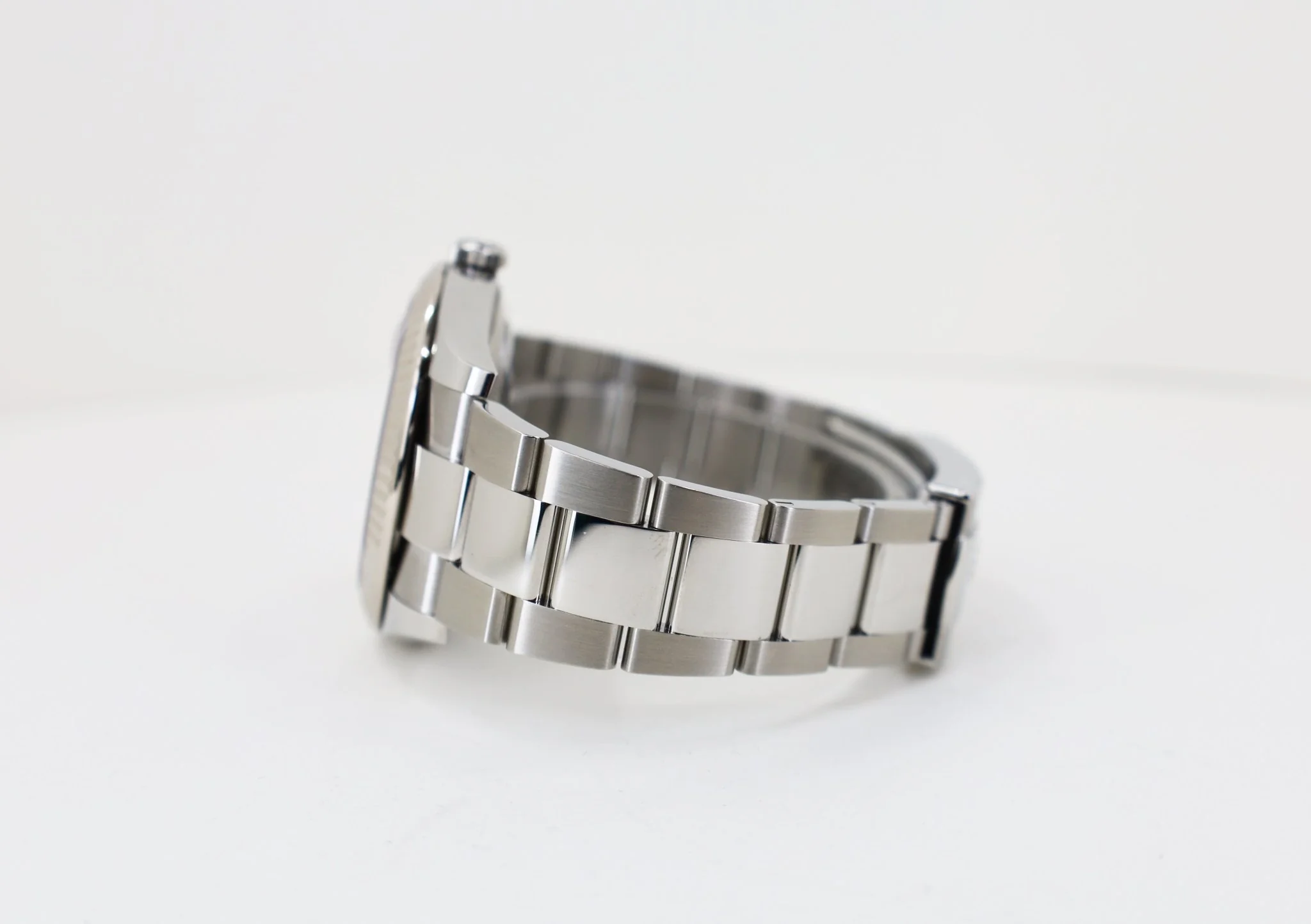 Rolex Datejust 41 White Gold/Steel Slate Roman Dial Fluted Bezel Oyster Bracelet 126334 - - Image 6
