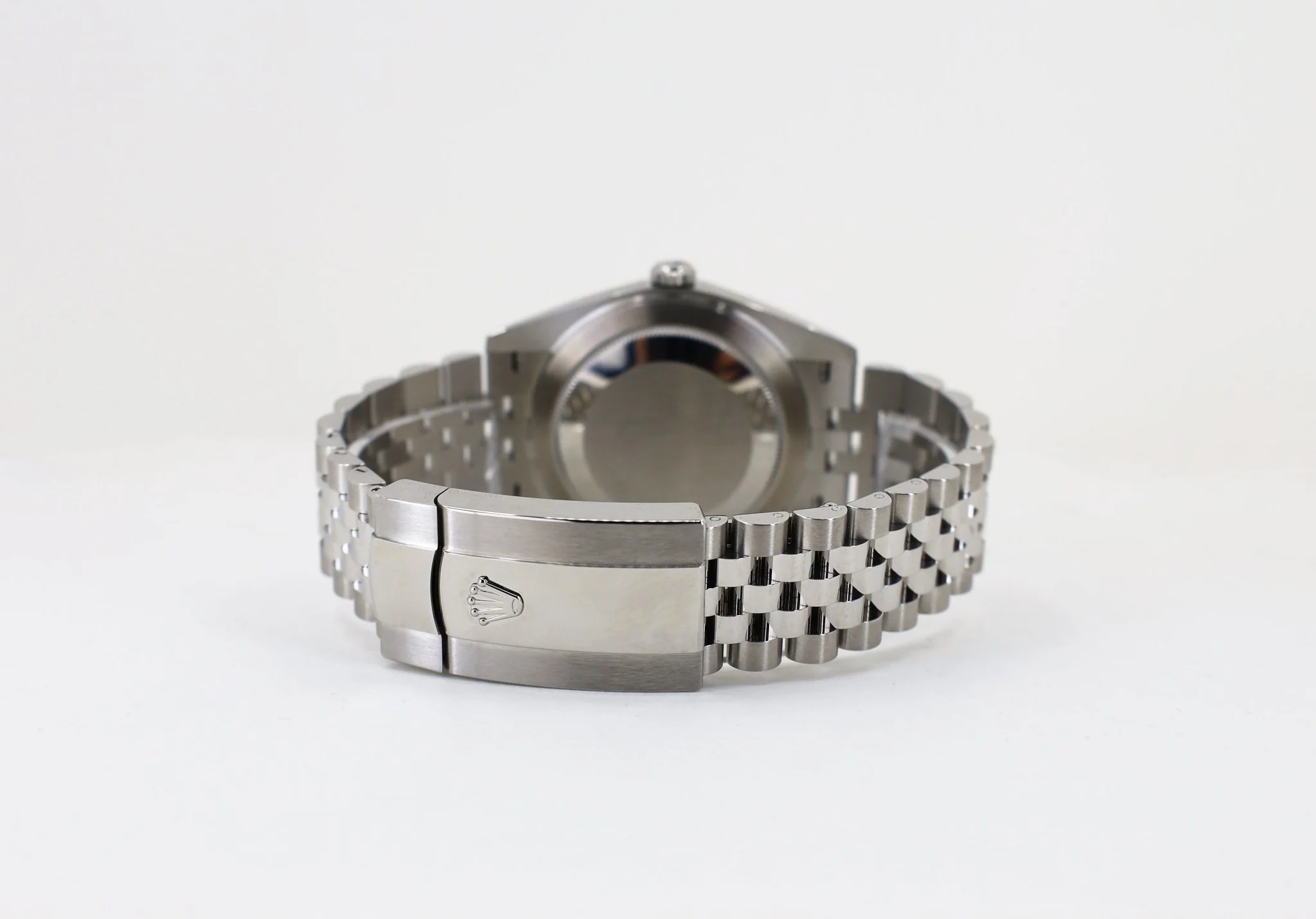 Rolex Datejust 41 White Gold/Steel White Index Dial Fluted Bezel Jubilee Bracelet 126334 - - Image 10