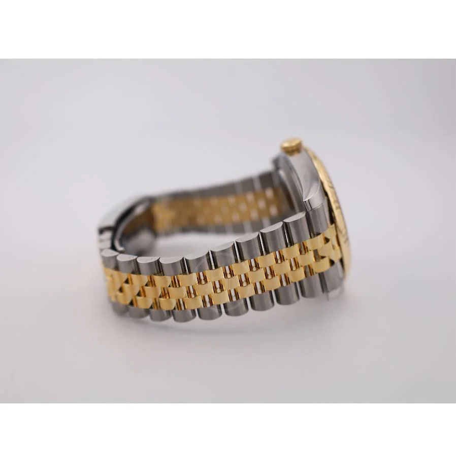 Rolex Datejust 41 Yellow Gold/Steel Black Index Dial Fluted Bezel Jubilee Bracelet 126333 - - Image 6