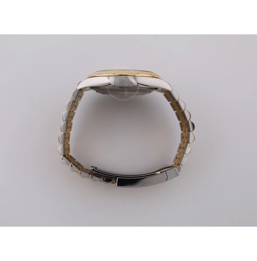Rolex Datejust 41 Yellow Gold/Steel Black Index Dial Fluted Bezel Jubilee Bracelet 126333 - - Image 9