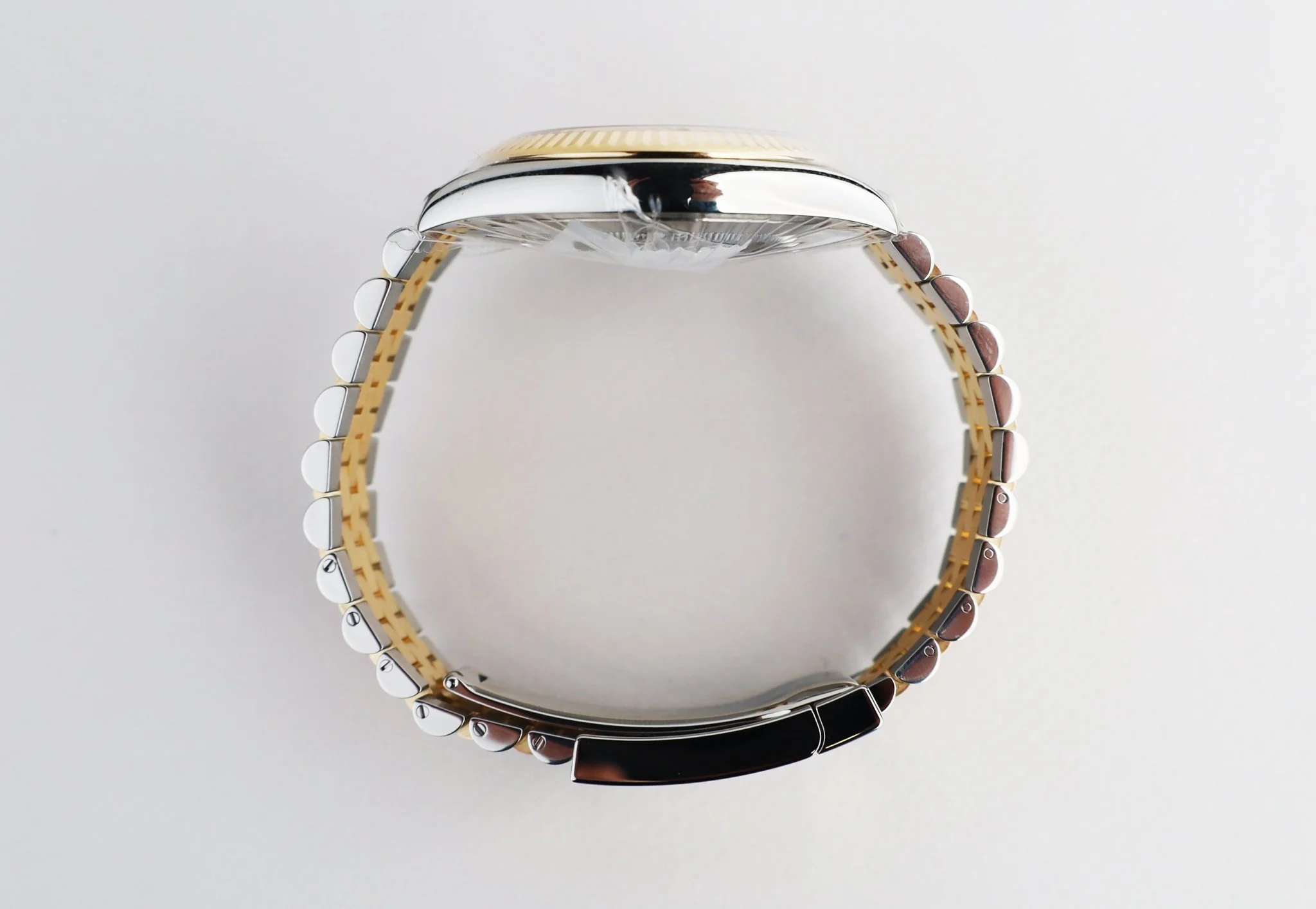 Rolex Datejust 41 Yellow Gold/Steel Slate Roman Dial Fluted Bezel Jubilee Bracelet 126333 - - Image 8