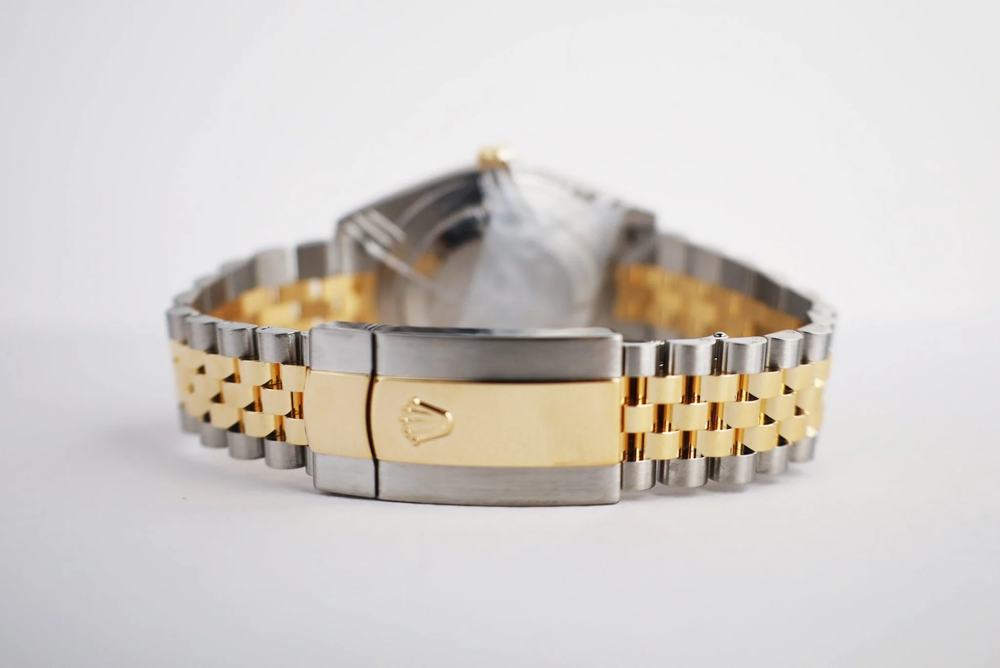 Rolex Datejust 41 Yellow Gold/Steel Slate Roman Dial Fluted Bezel Jubilee Bracelet 126333 - - Image 9