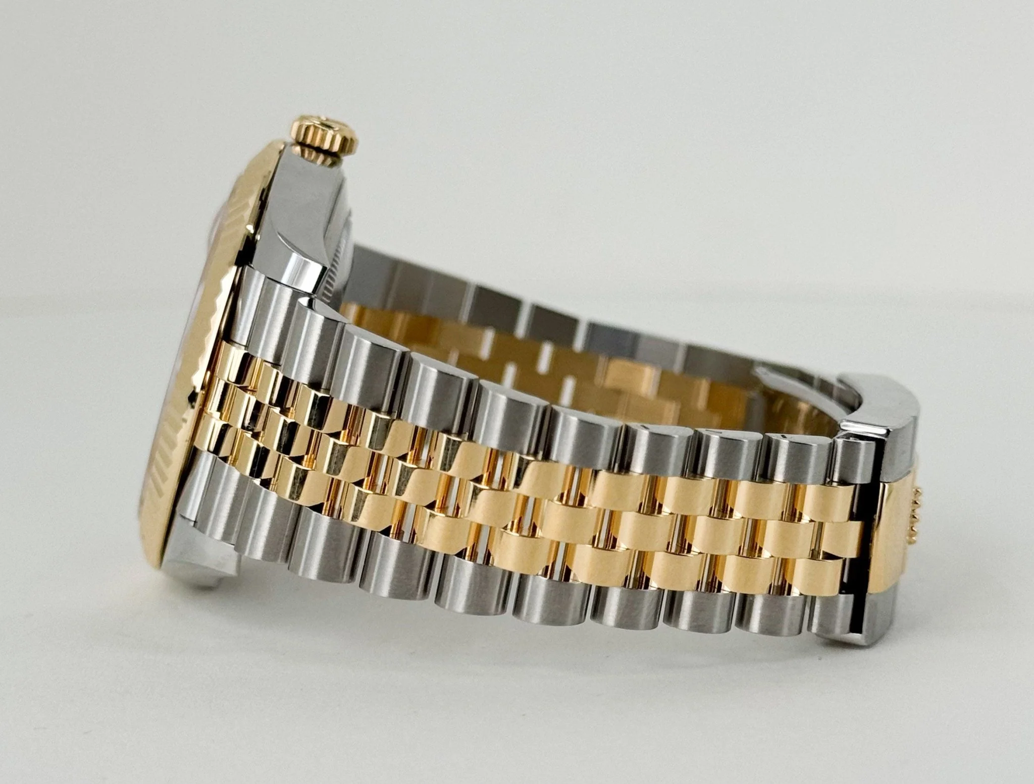 Rolex Datejust 41 Yellow Gold/Steel White Index Dial Fluted Bezel Jubilee Bracelet 126333 - - Image 6
