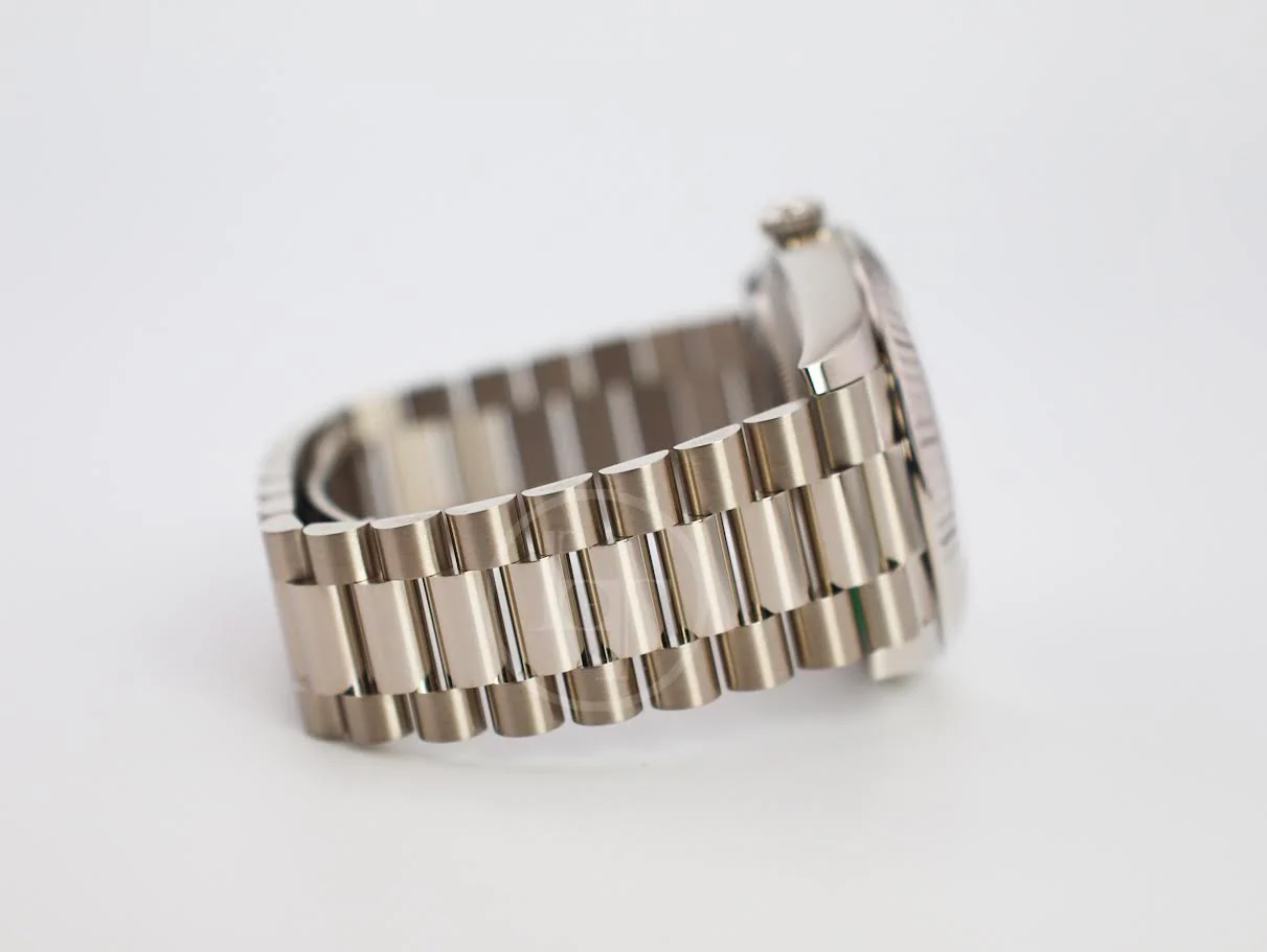 Rolex Day-Date 40 40mm Blue Ombré Dial Fluted Bezel President Bracelet - 228239 | 2024 Model - Image 5