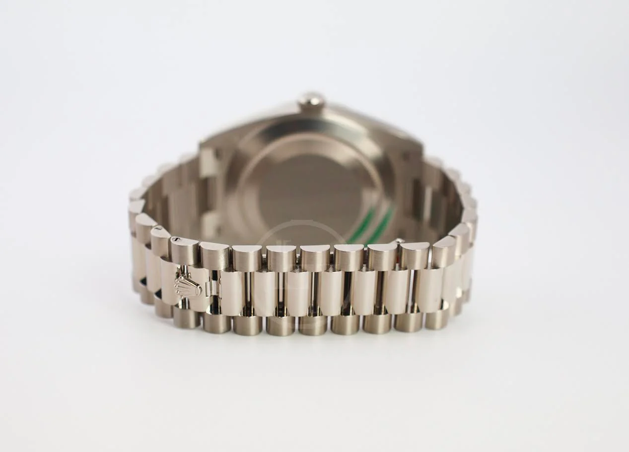 Rolex Day-Date 40 40mm Blue Ombré Dial Fluted Bezel President Bracelet - 228239 | 2024 Model - Image 9