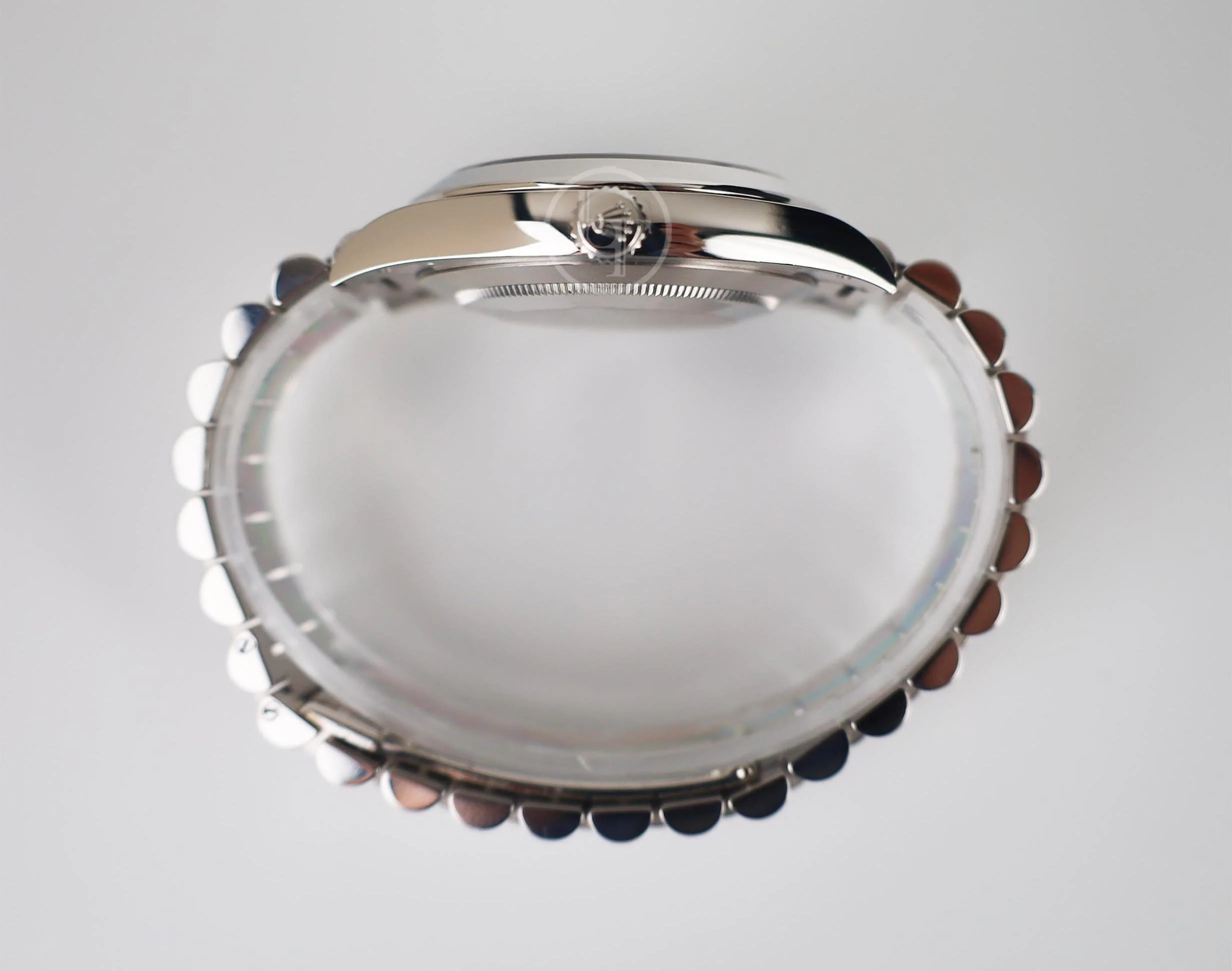 Rolex Day-Date 40 Platinum Ice Blue Diamond Dial & Smooth Bezel President Bracelet 228206 - - Image 7