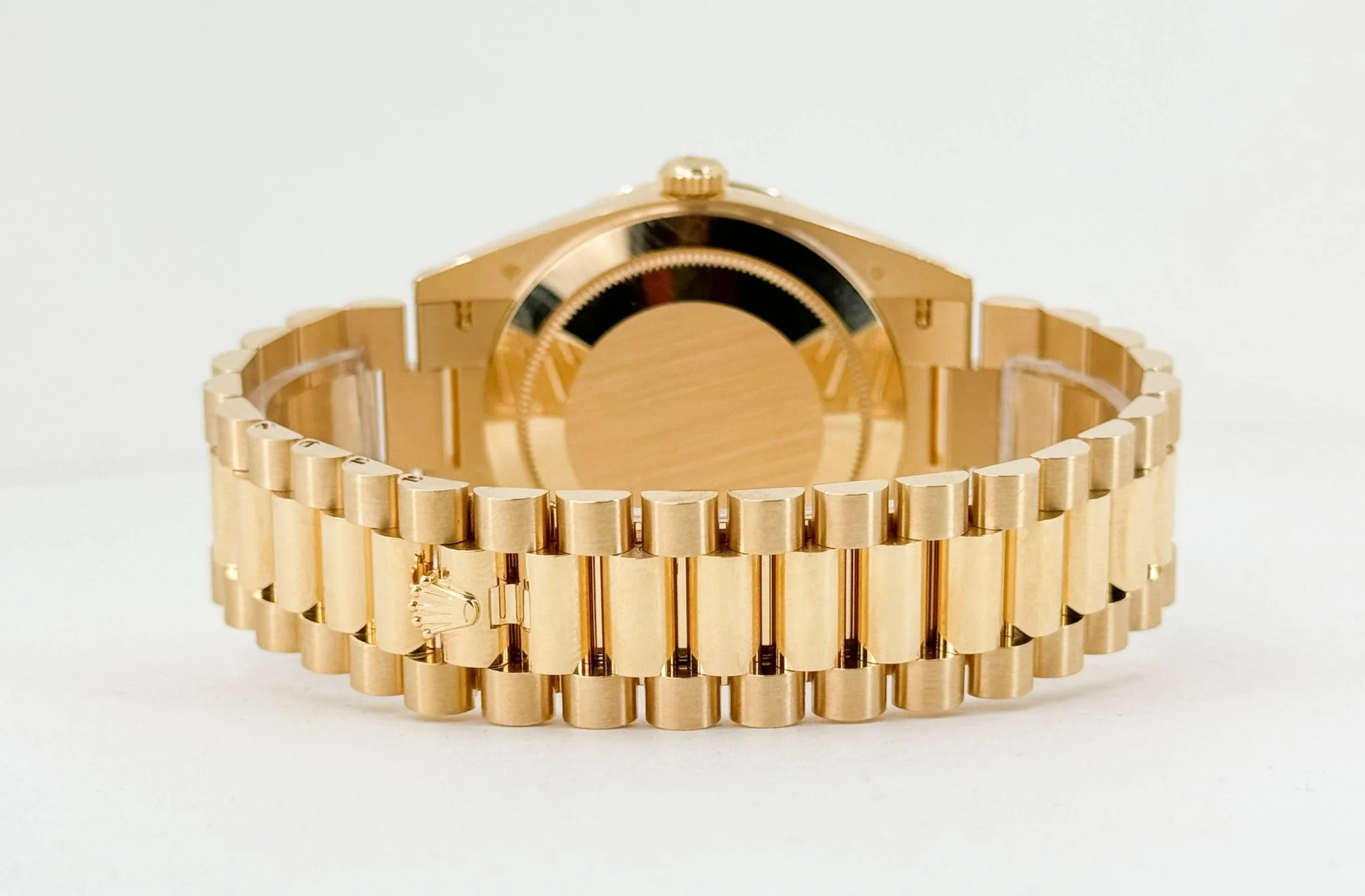 Rolex Day-Date 40 Yellow Gold Champagne Diamond Dial & Diamond Bezel President Bracelet 228348RBR - - Image 10