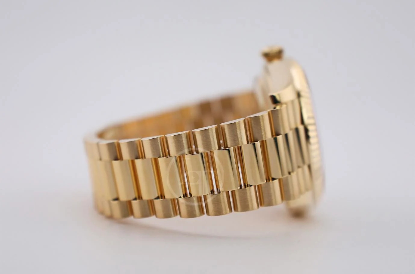 Rolex Day-Date 40 Yellow Gold Champagne Index Dial & Fluted Bezel President Bracelet 228238 - - Image 6