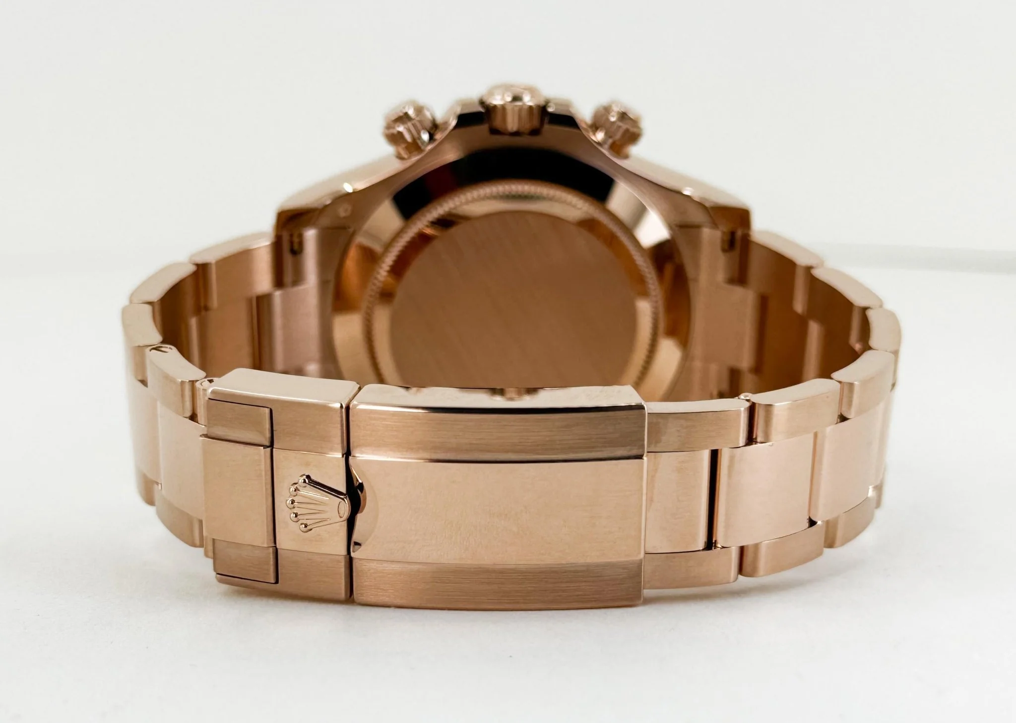Rolex Daytona Rose Gold Meteorite and Black Subdials Dial Index Dial Gold Bezel Oyster Bracelet 116505 - Image 10
