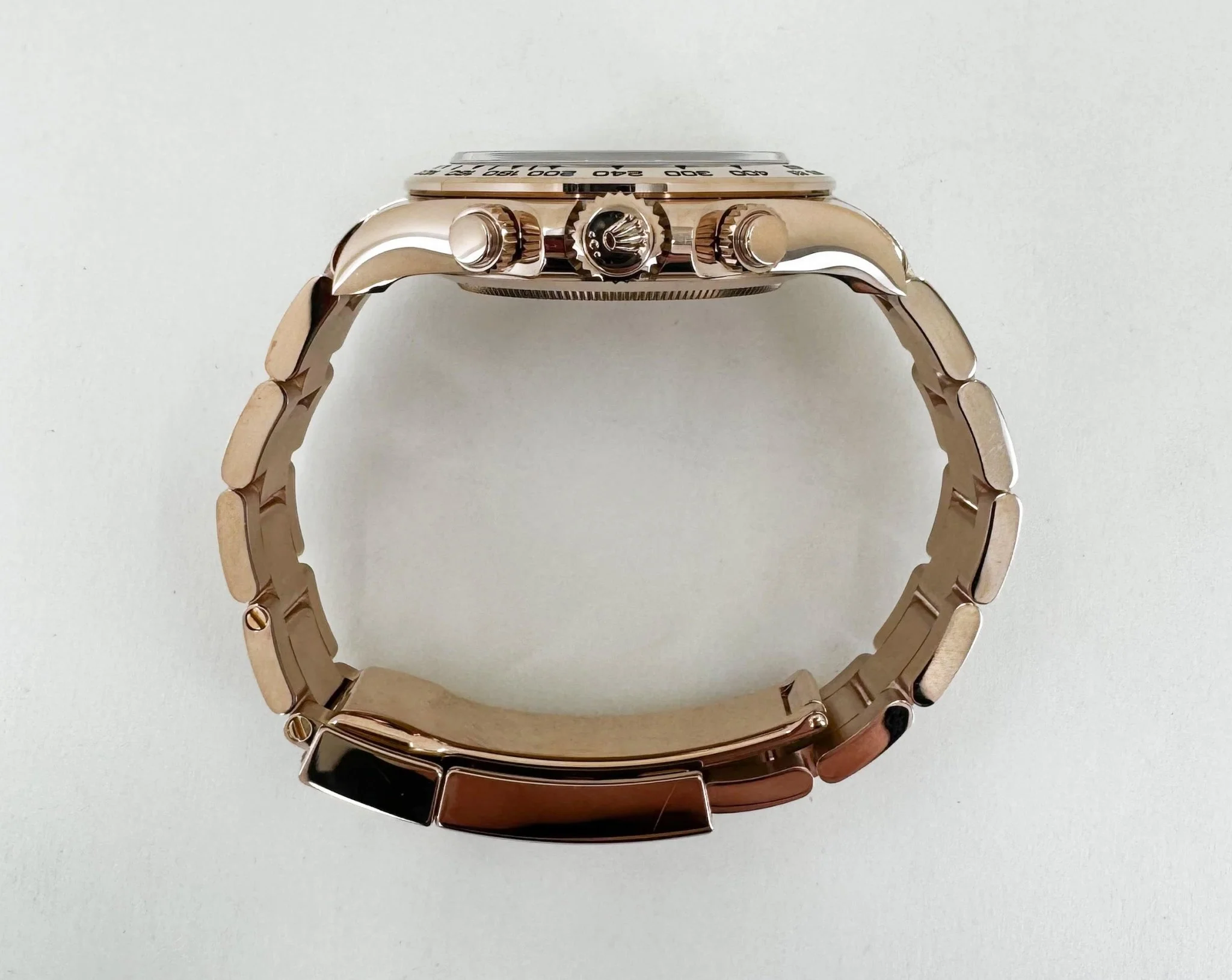 Rolex Daytona Rose Gold Meteorite and Black Subdials Dial Index Dial Gold Bezel Oyster Bracelet 116505 - Image 8