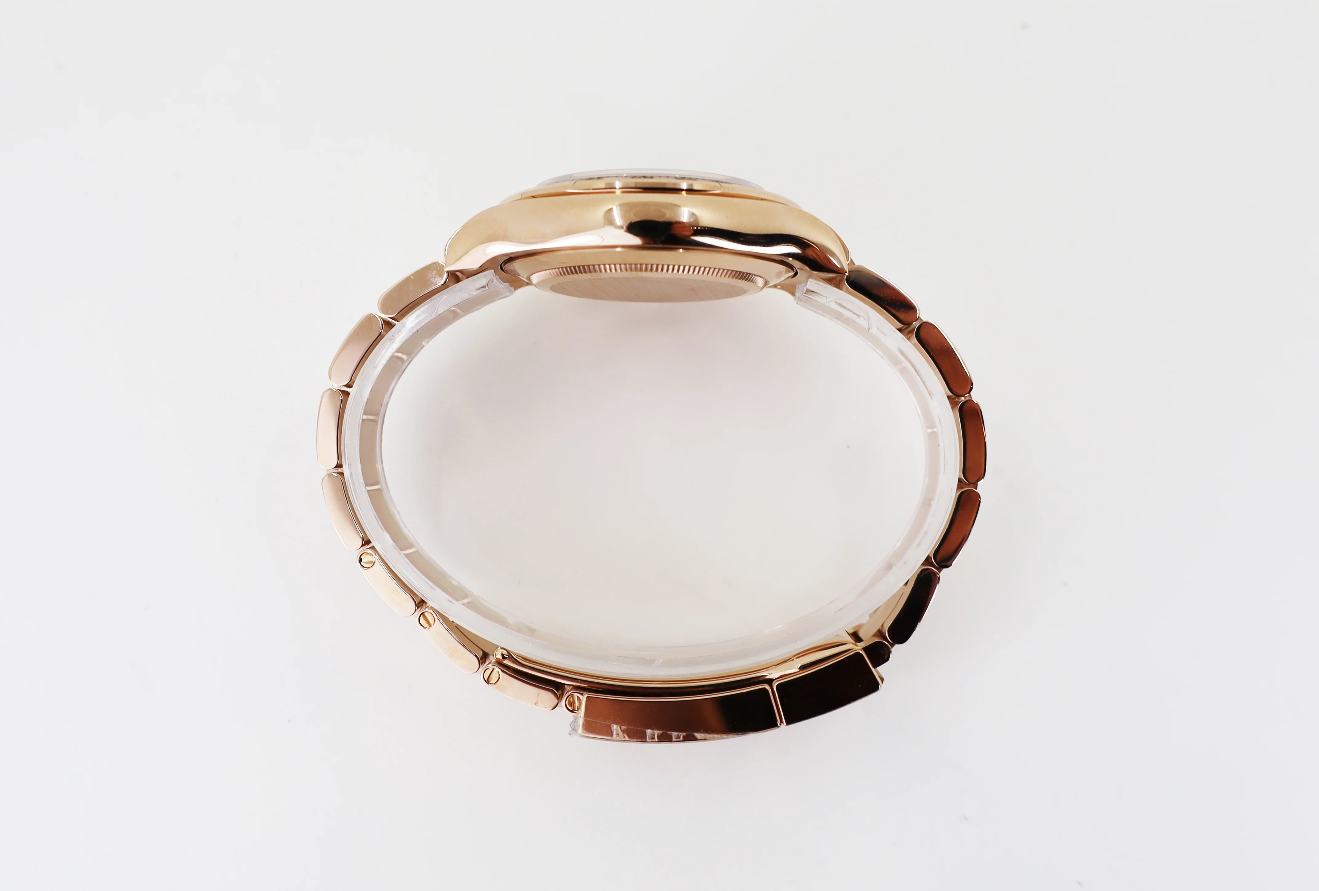 Rolex Daytona Rose Gold Pink & Black Index Dial Rose Gold Bezel Oyster Bracelet 116505 - Image 4