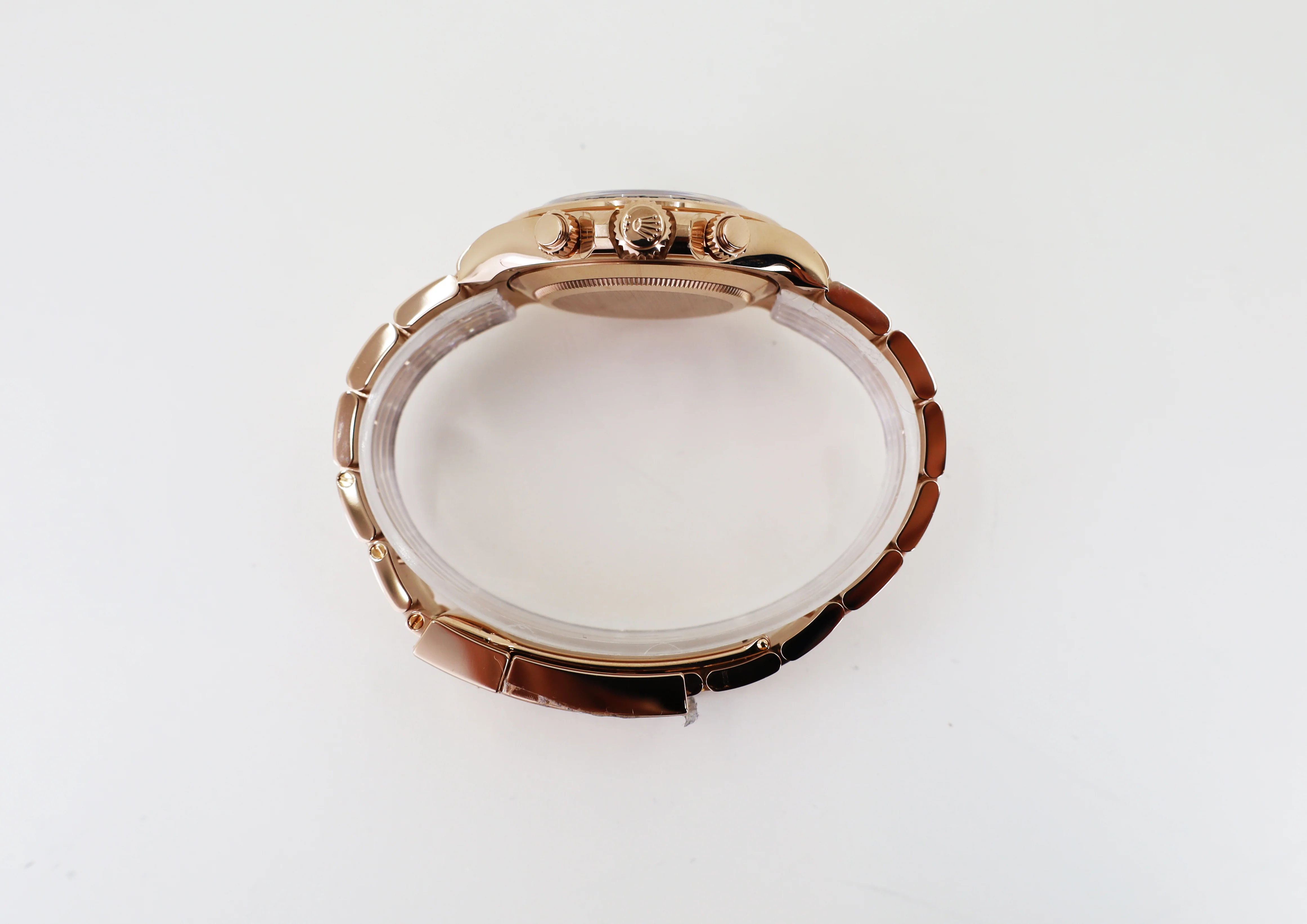 Rolex Daytona Rose Gold Pink & Black Index Dial Rose Gold Bezel Oyster Bracelet 116505 - Image 5