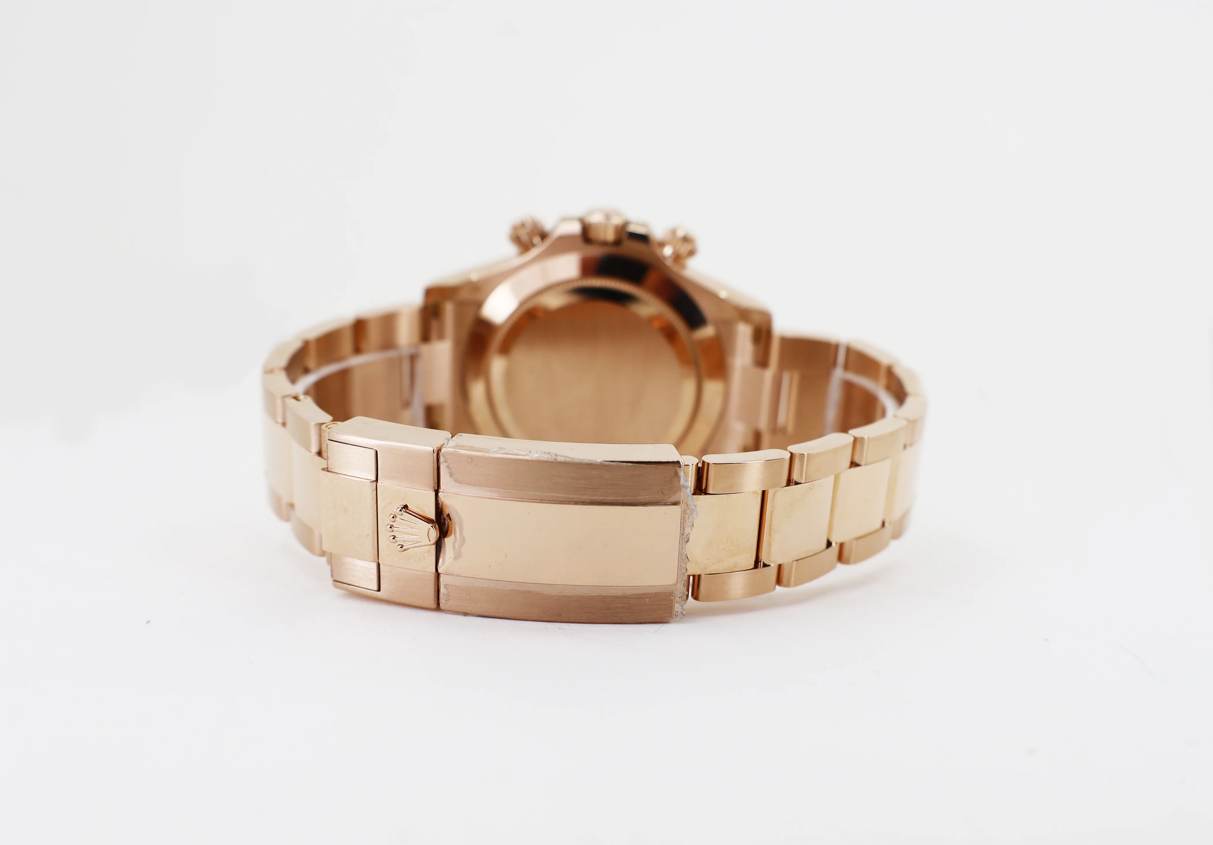Rolex Daytona Rose Gold Pink & Black Index Dial Rose Gold Bezel Oyster Bracelet 116505 - Image 7
