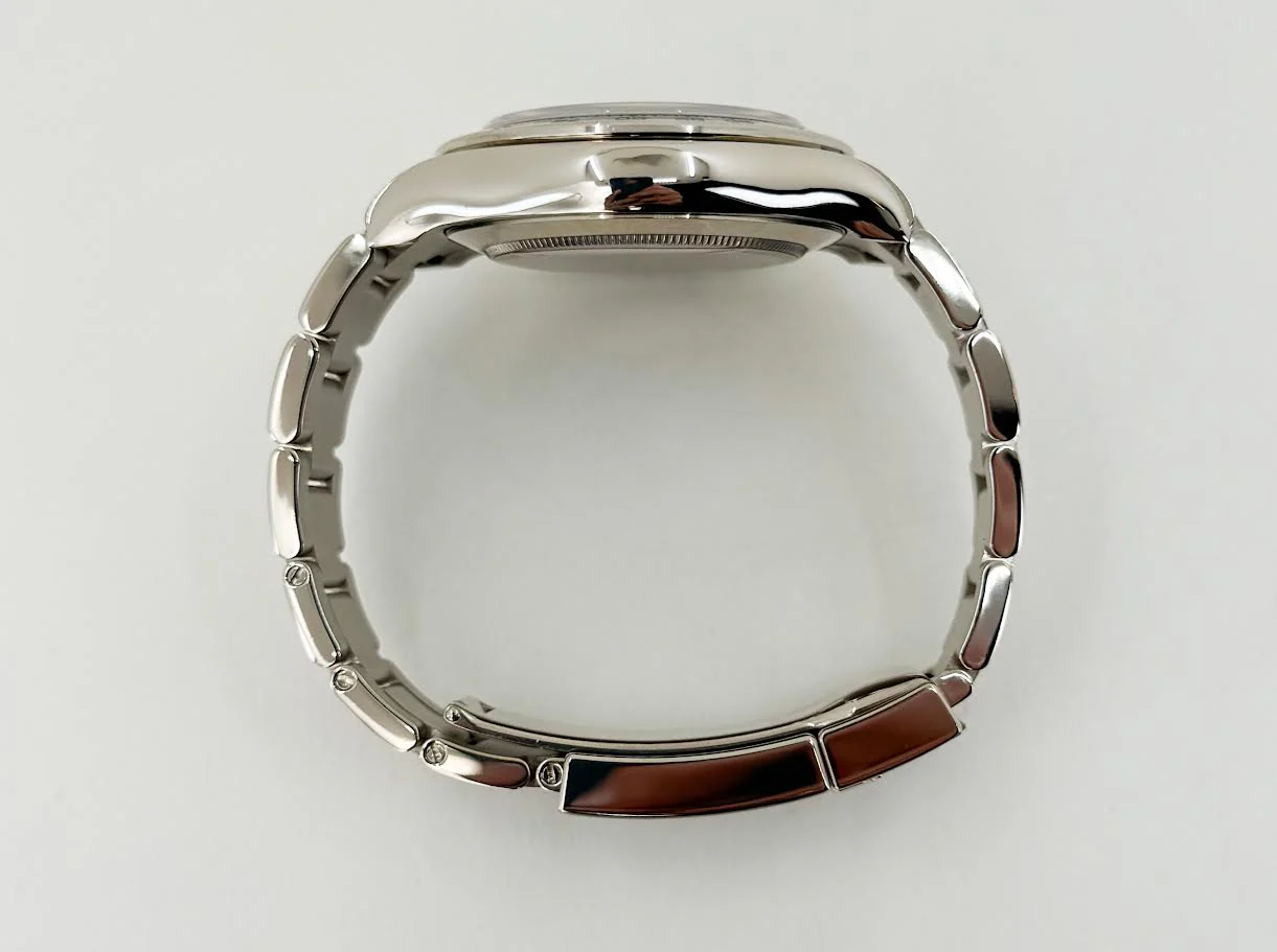 Rolex Daytona White Gold Blue Index Dial White Gold Bezel Oyster Bracelet 116509 - Image 8