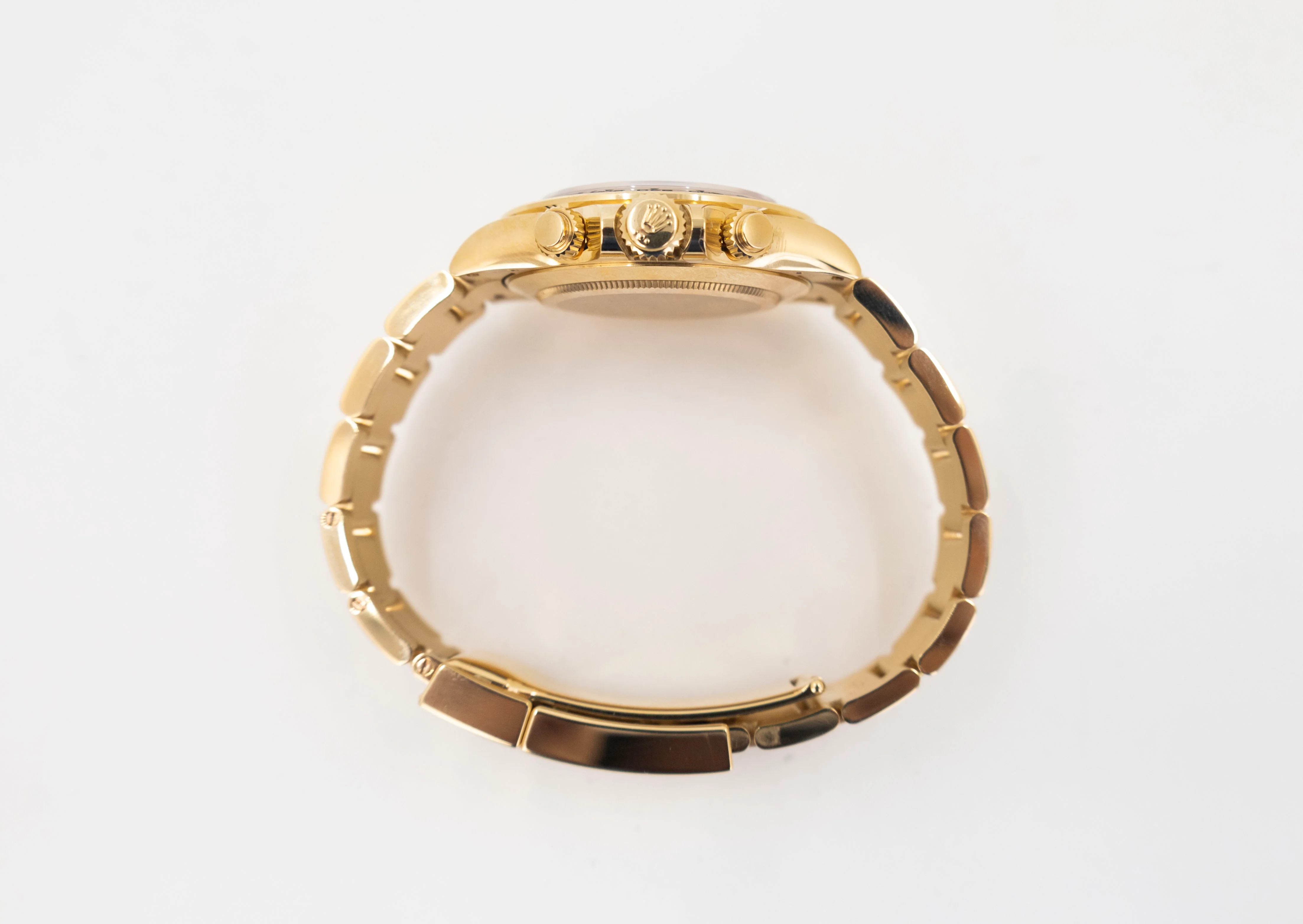 Rolex Daytona Yellow Gold Black Index Dial Yellow Gold Bezel Oyster Bracelet 116508 - Image 7