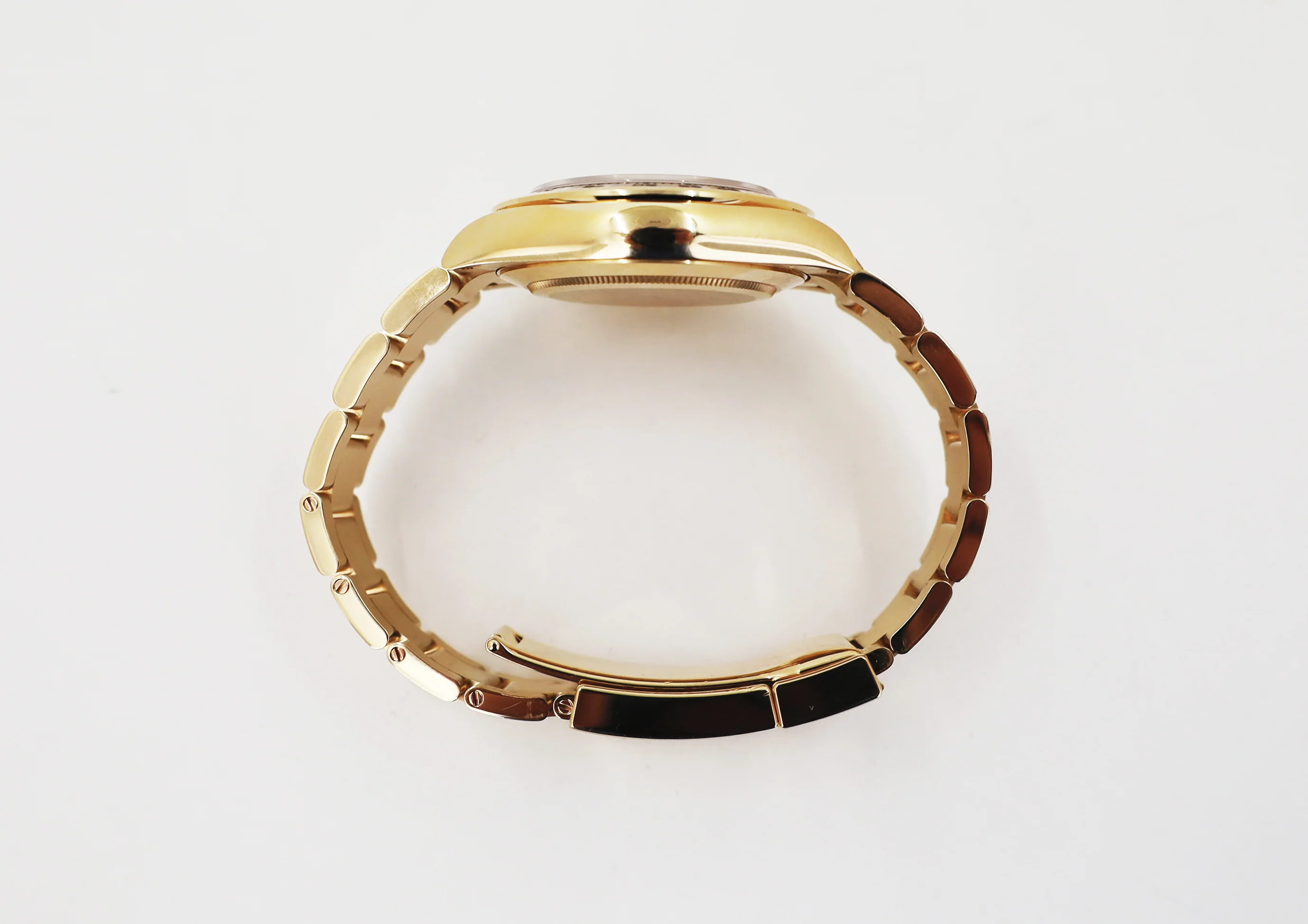Rolex Daytona Yellow Gold Champagne/Black Index Dial Yellow Gold Bezel Oyster Bracelet 116508 - Image 8