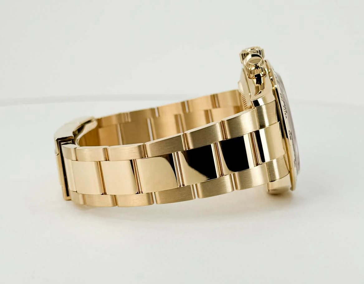 Rolex Daytona Yellow Gold Champagne Index Dial Yellow Gold Bezel Oyster Bracelet 116508 - Image 6