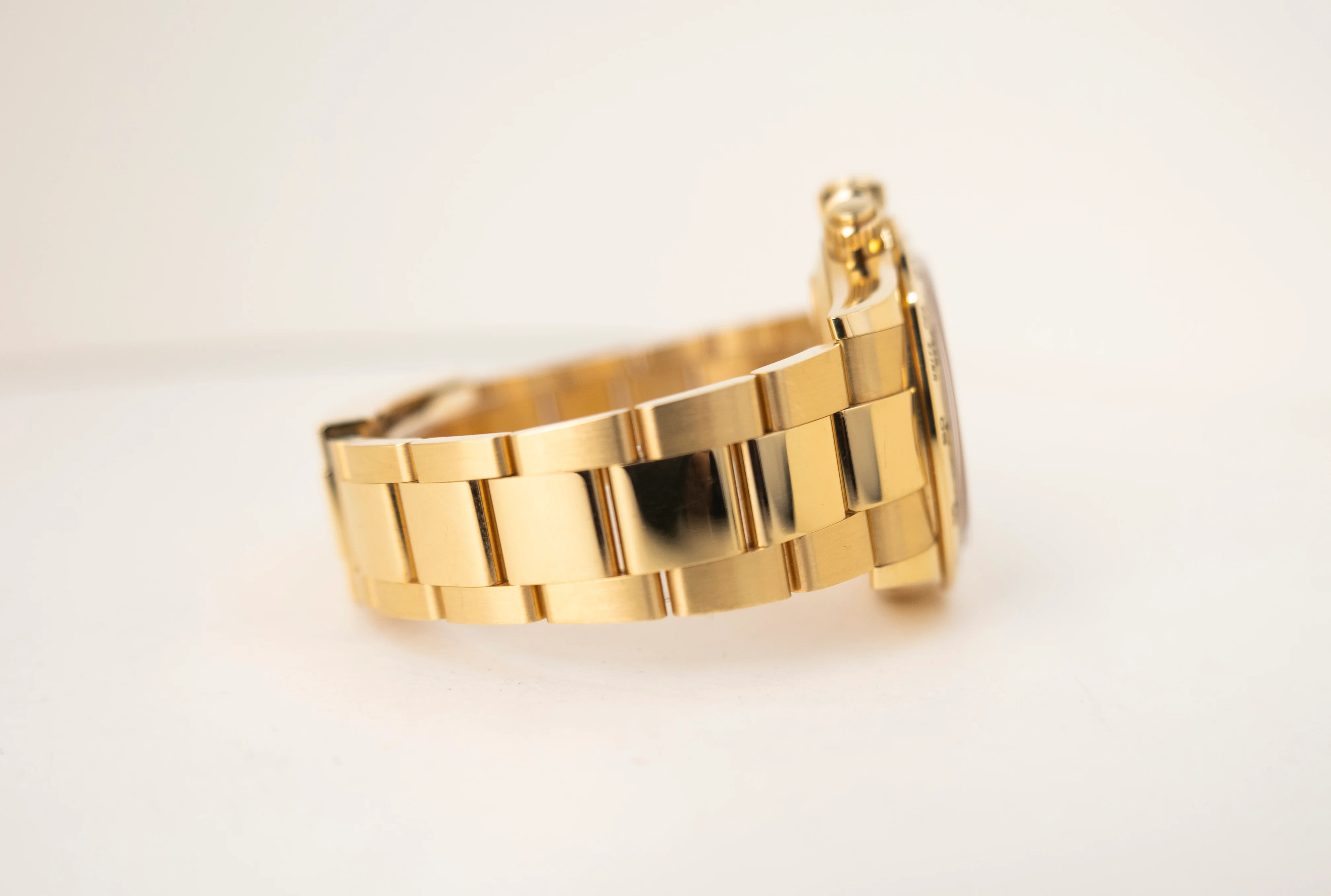 Rolex Daytona Yellow Gold Green Index Dial Yellow Gold Bezel Oyster Bracelet 116508 - Image 5