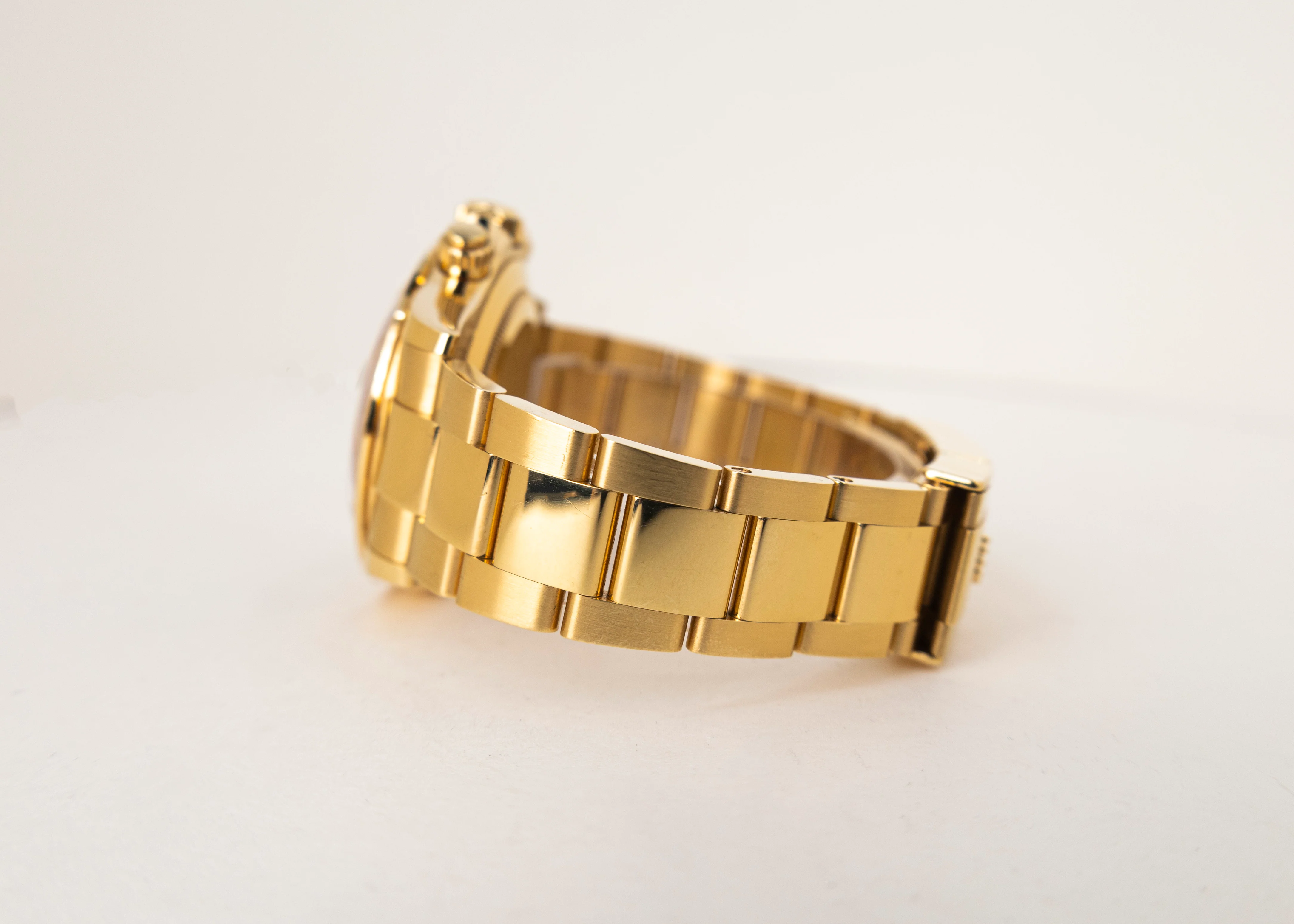 Rolex Daytona Yellow Gold Green Index Dial Yellow Gold Bezel Oyster Bracelet 116508 - Image 6