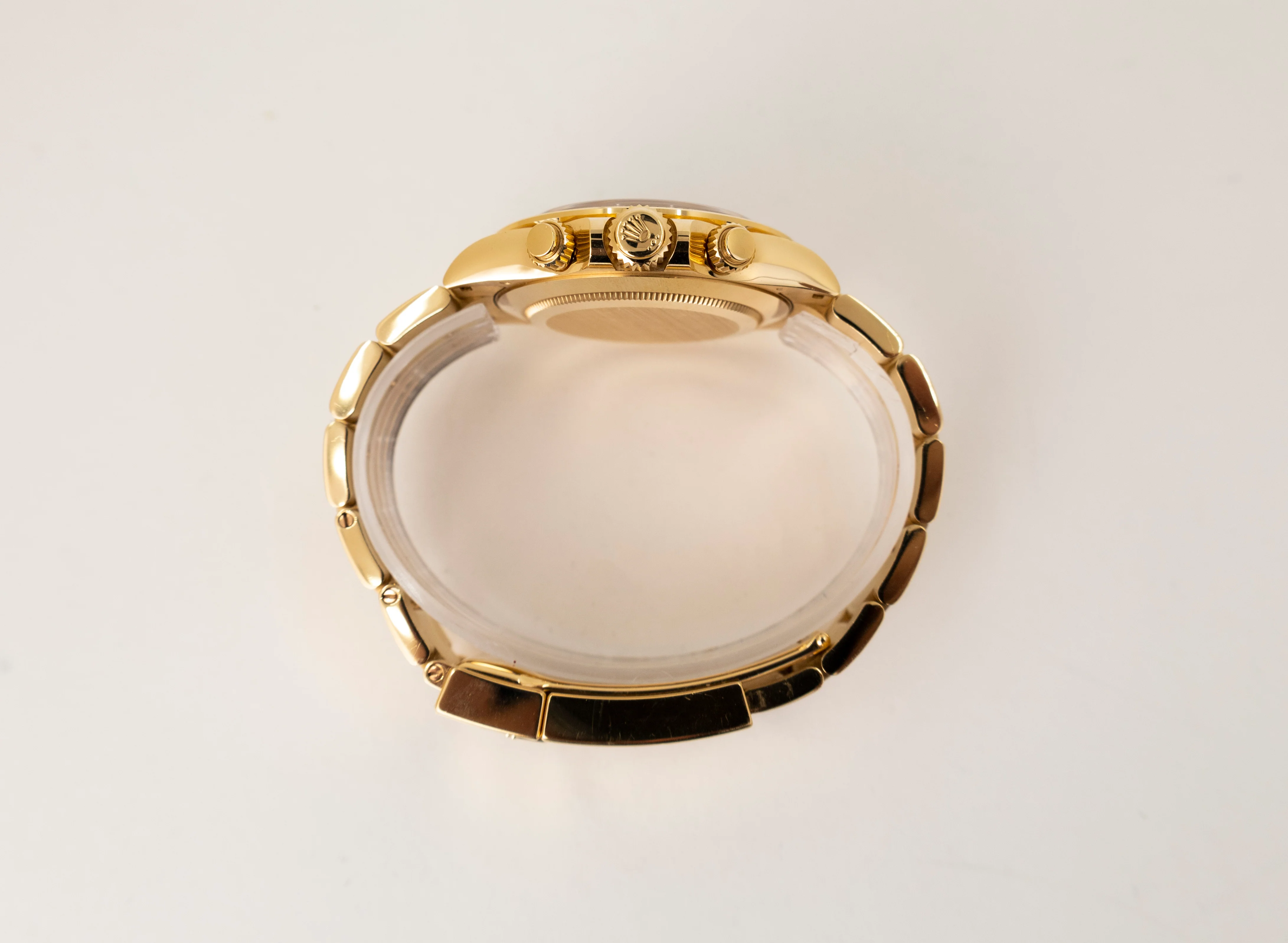 Rolex Daytona Yellow Gold Green Index Dial Yellow Gold Bezel Oyster Bracelet 116508 - Image 7