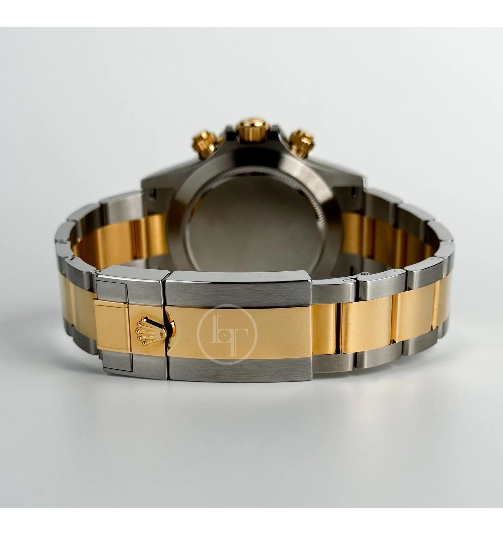 Rolex Daytona Yellow Gold/Steel Tahitian Mother of Pearl Diamond Dial Yellow Gold Bezel Oyster Bracelet 116503 - Image 10