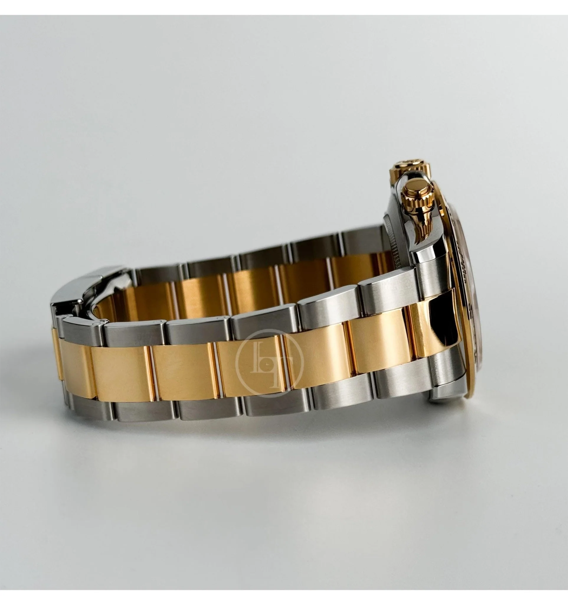 Rolex Daytona Yellow Gold/Steel Tahitian Mother of Pearl Diamond Dial Yellow Gold Bezel Oyster Bracelet 116503 - Image 6