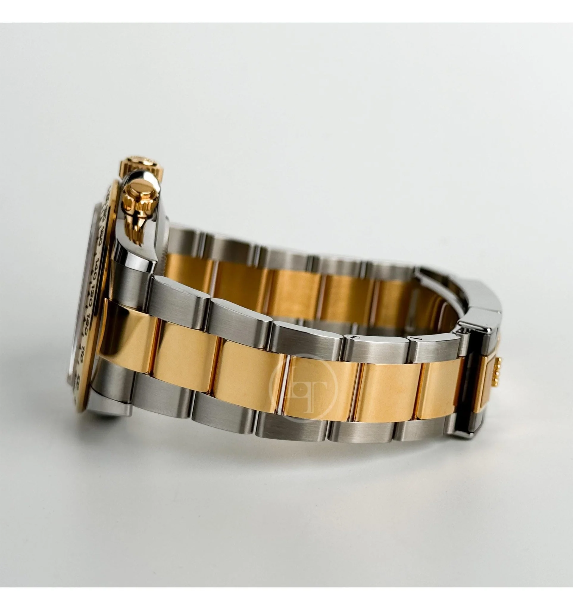 Rolex Daytona Yellow Gold/Steel Tahitian Mother of Pearl Diamond Dial Yellow Gold Bezel Oyster Bracelet 116503 - Image 7