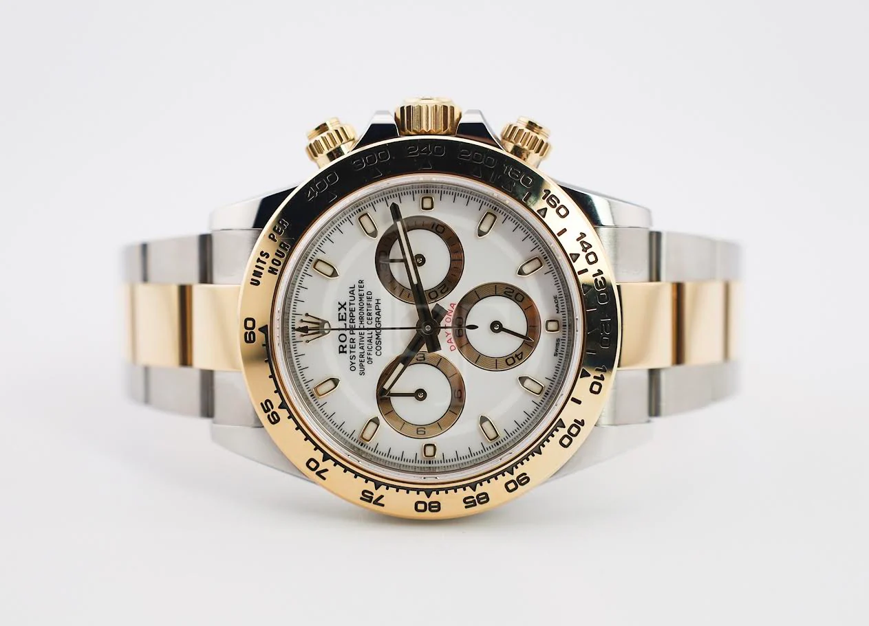 Rolex Daytona Yellow Gold/Steel White Index Dial Yellow Gold Bezel Oyster Bracelet 116503 - Image 5