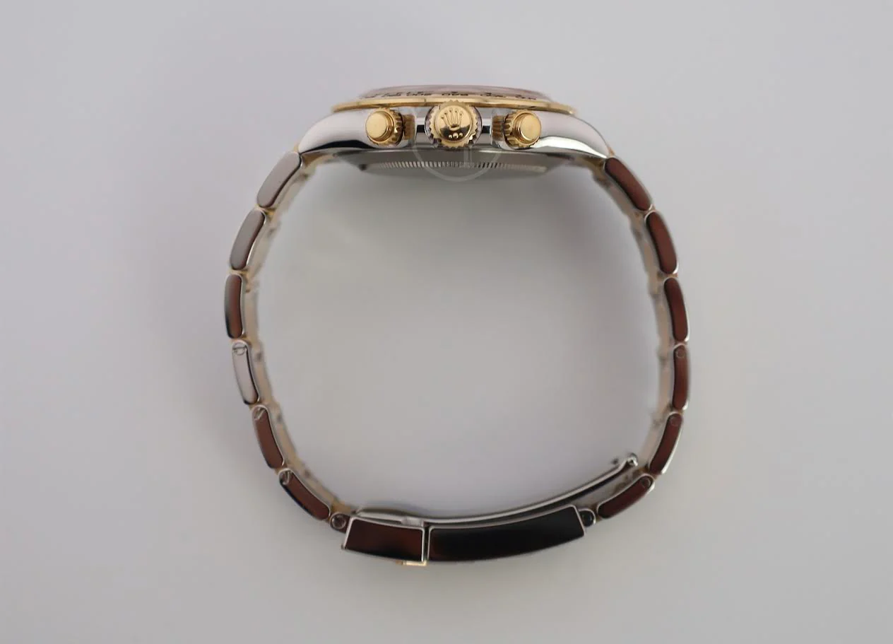 Rolex Daytona Yellow Gold/Steel White Index Dial Yellow Gold Bezel Oyster Bracelet 116503 - Image 7