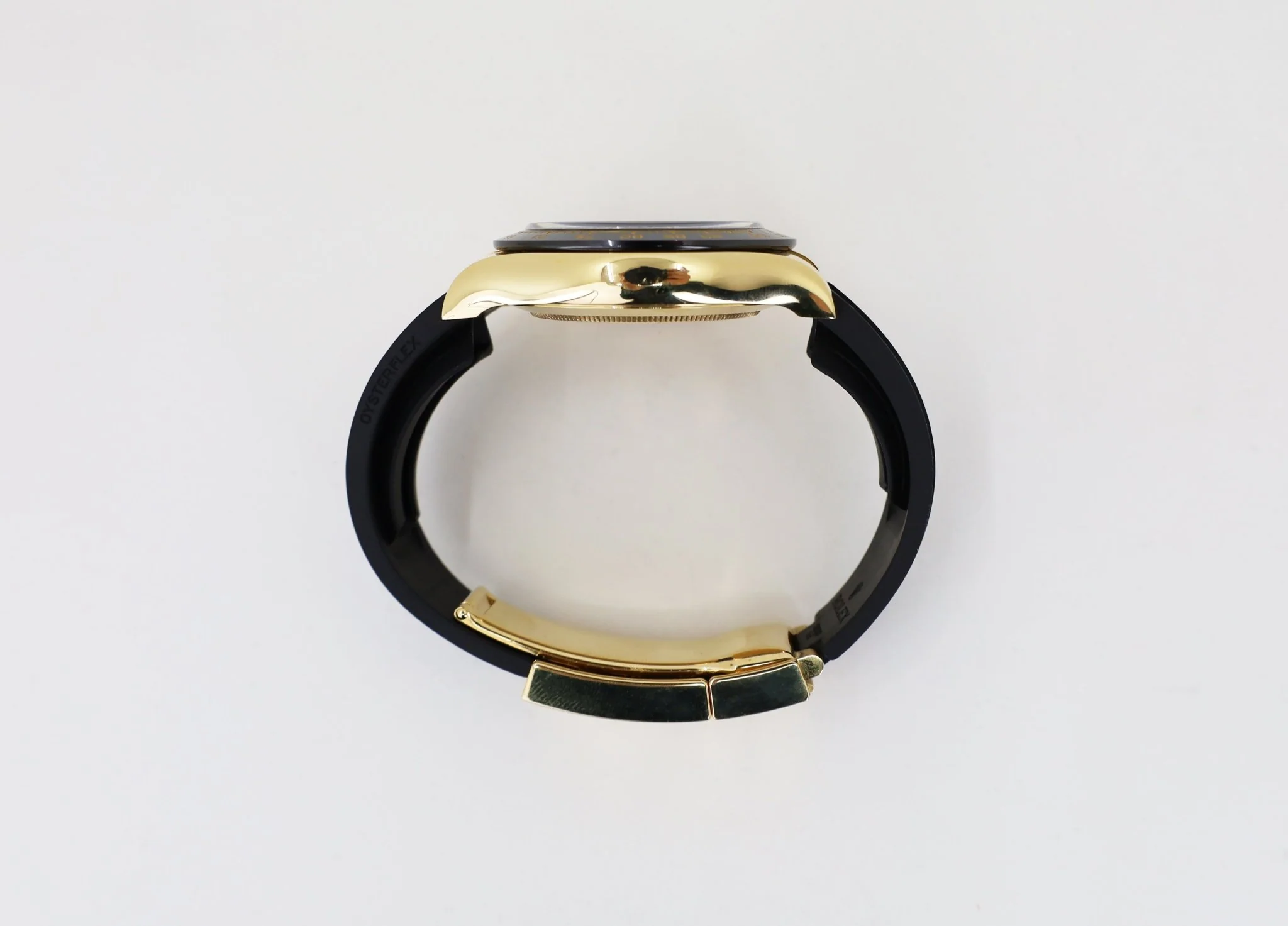 Rolex Daytona Yellow Gold White Index Dial Ceramic Bezel Oysterflex Rubber Bracelet 116518LN - Image 7