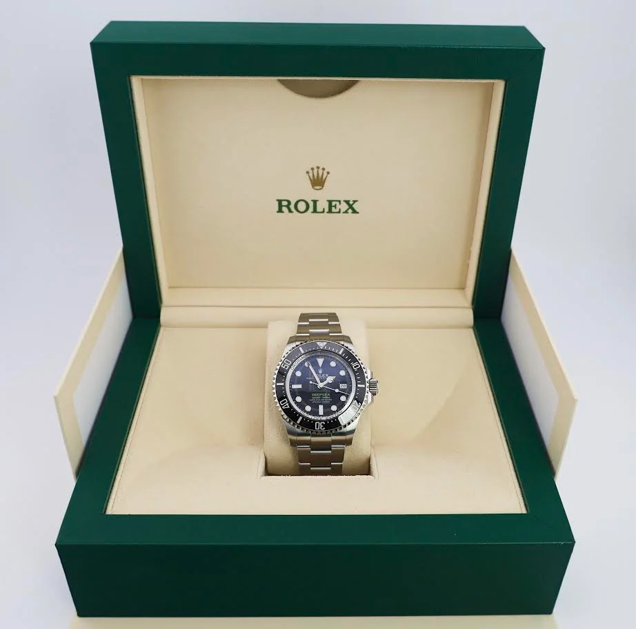 Rolex Deepsea 44 mm D-Blue "James Cameron" Stainless Steel Blue Dial Watch- 136660 - Image 4