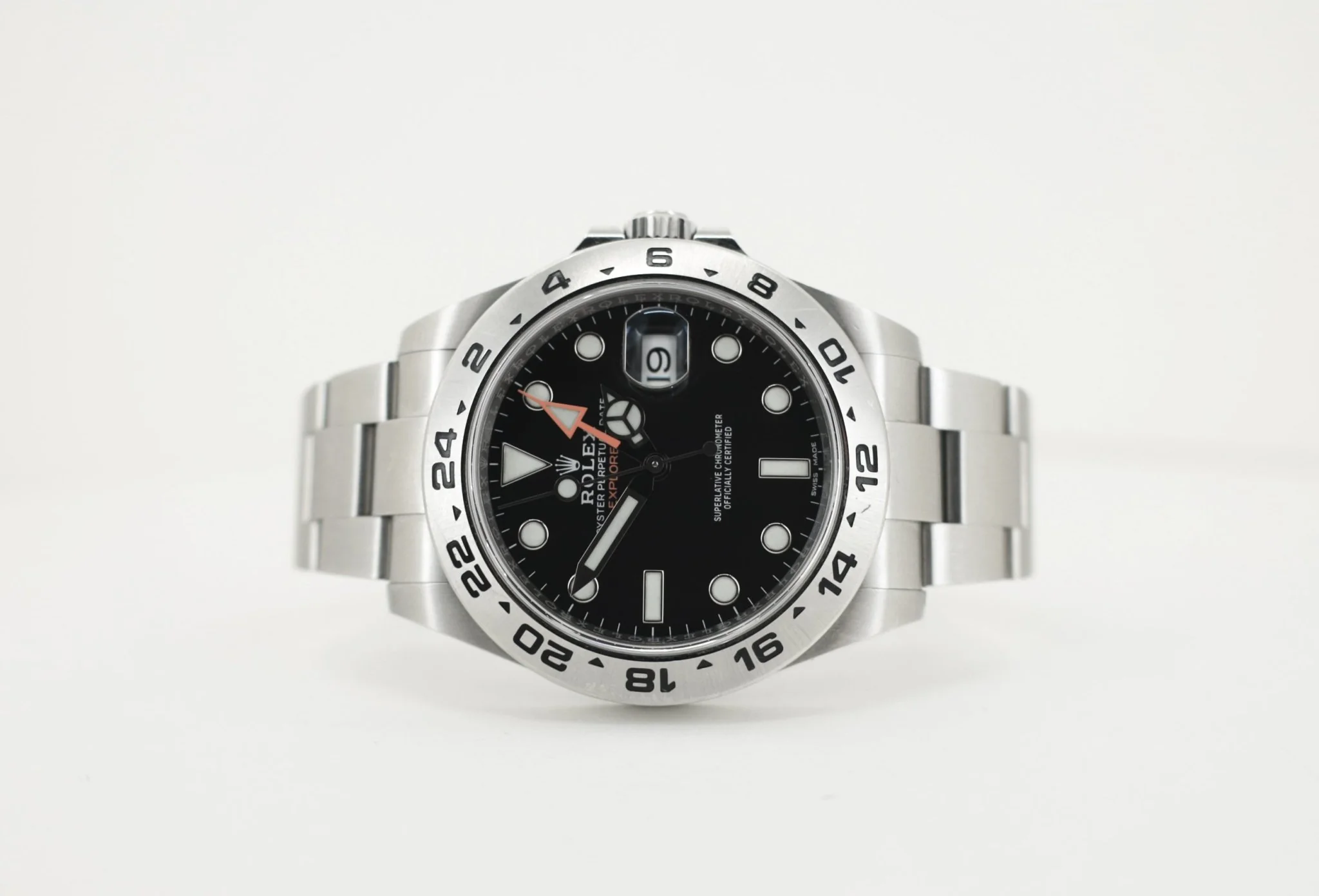 Rolex Explorer II "Steve McQueen" GMT Stainless Steel Black Dial 42mm Oyster Bracelet 216570 - Image 5