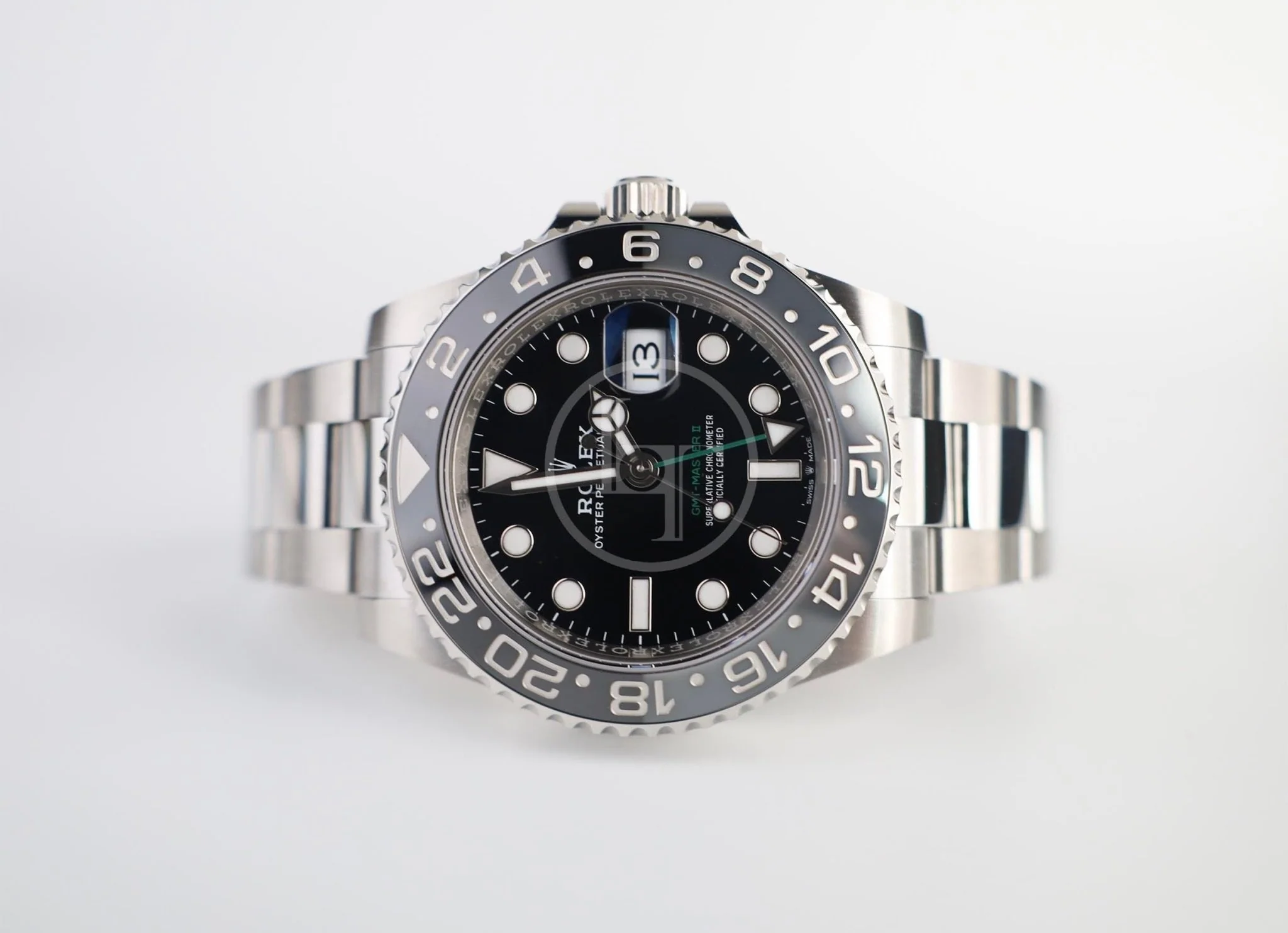 Rolex GMT-Master II 40mm Black Dial Cerachrom Bezel Oyster Bracelet - 126710GRNR - Image 5
