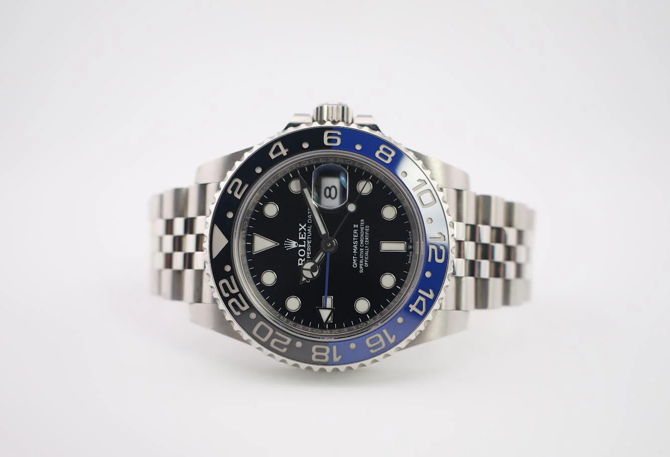 Rolex GMT Master II “Batgirl” Steel Black Dial Blue/Black Ceramic Bezel Jubilee Bracelet 126710BLNR - Image 5