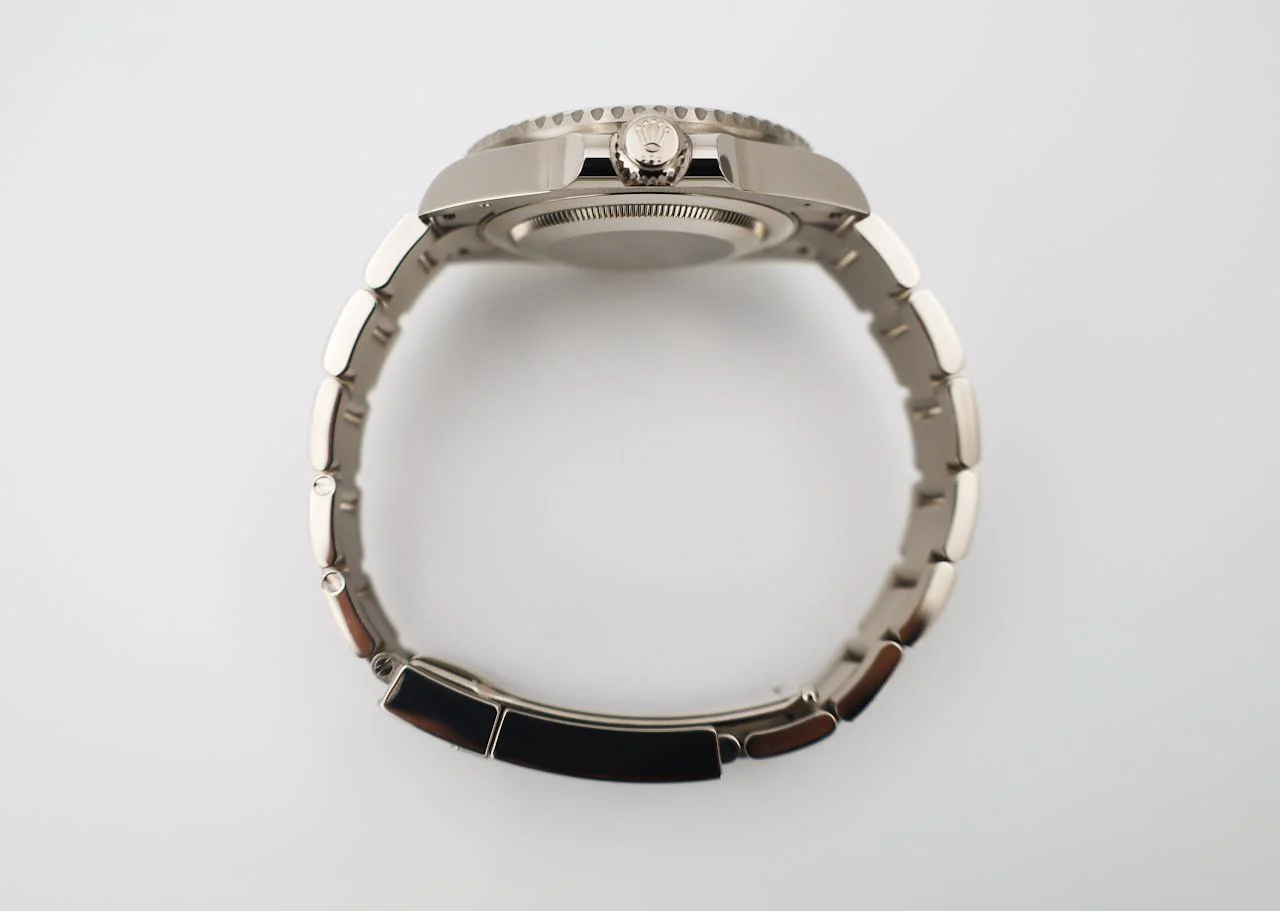 Rolex GMT Master II White Gold Meteorite Luminous Dial Red/Blue Ceramic Bezel Oyster Bracelet 126719BLRO - Image 8