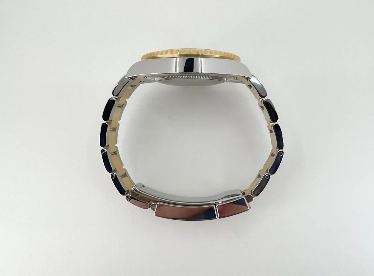 Rolex GMT Master II Yellow Gold/Steel Black Dial Ceramic Bezel Oyster Bracelet 116713LN - Image 6