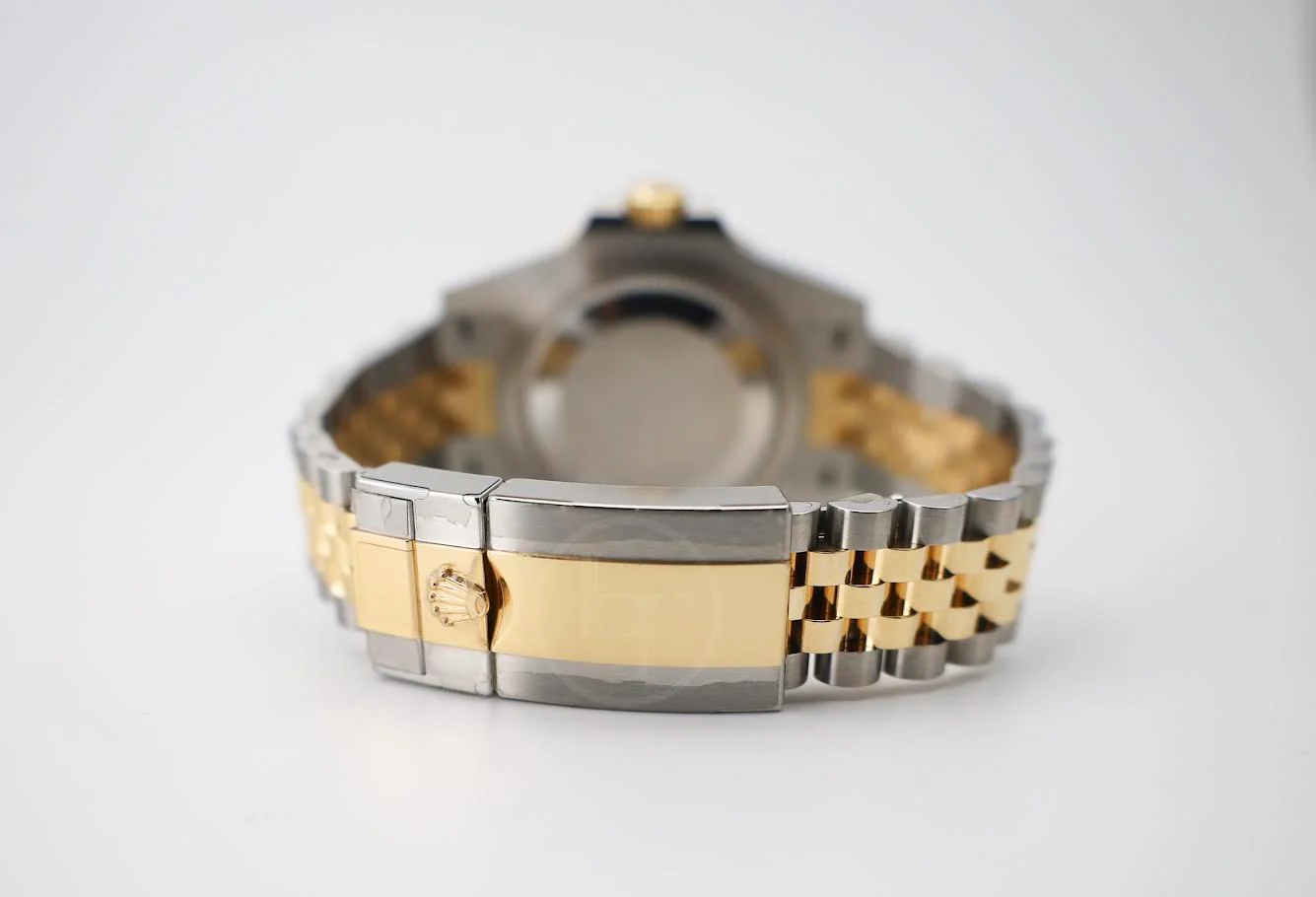 Rolex GMT-Master II Yellow Gold/Steel Black Dial 40mm Jubilee Bracelet Watch - 126713GRNR - Image 9