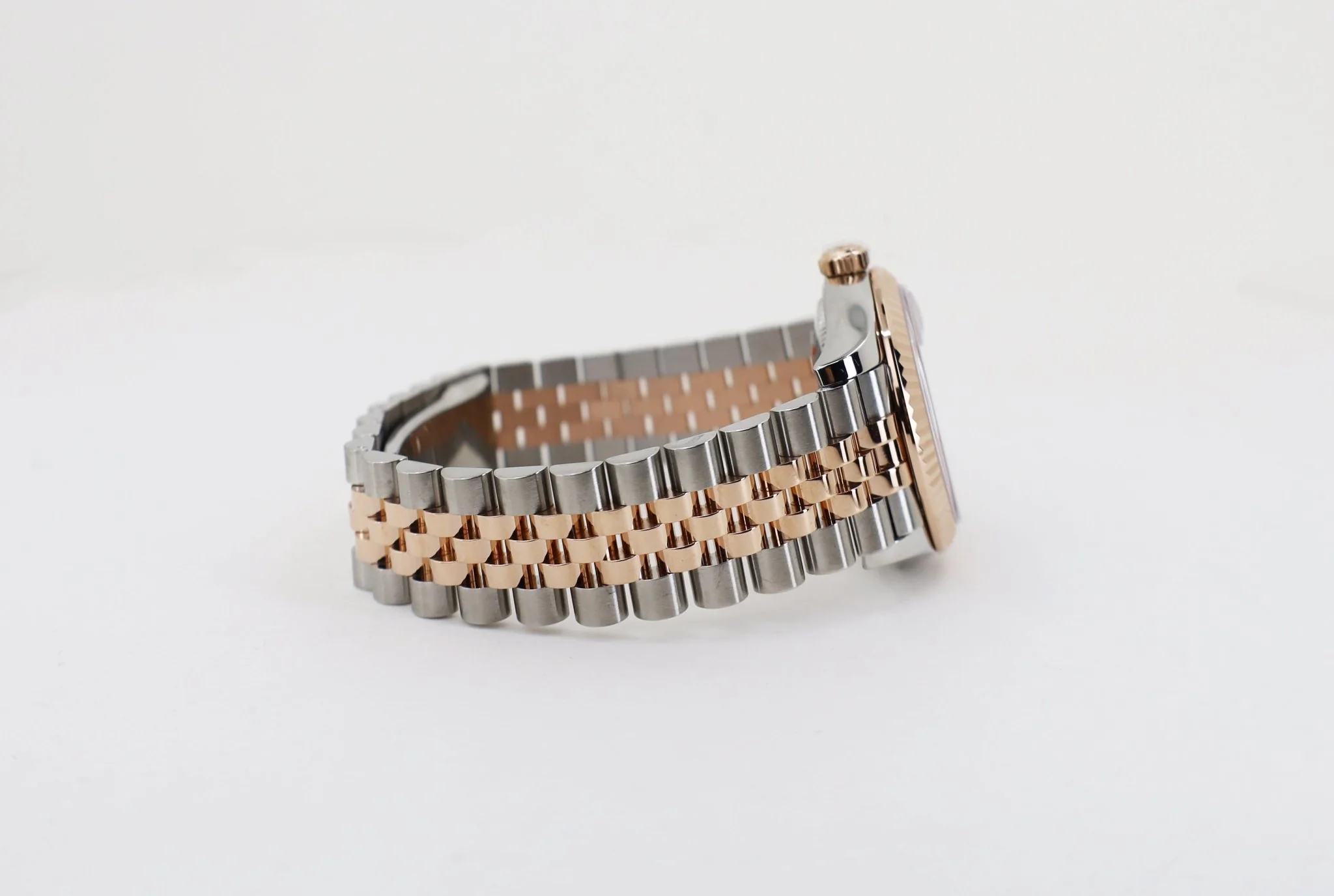 Rolex Lady-Datejust 31 Rose Gold/Steel Rhodium Index Dial & Fluted Bezel Jubilee Bracelet 278271 - Image 5