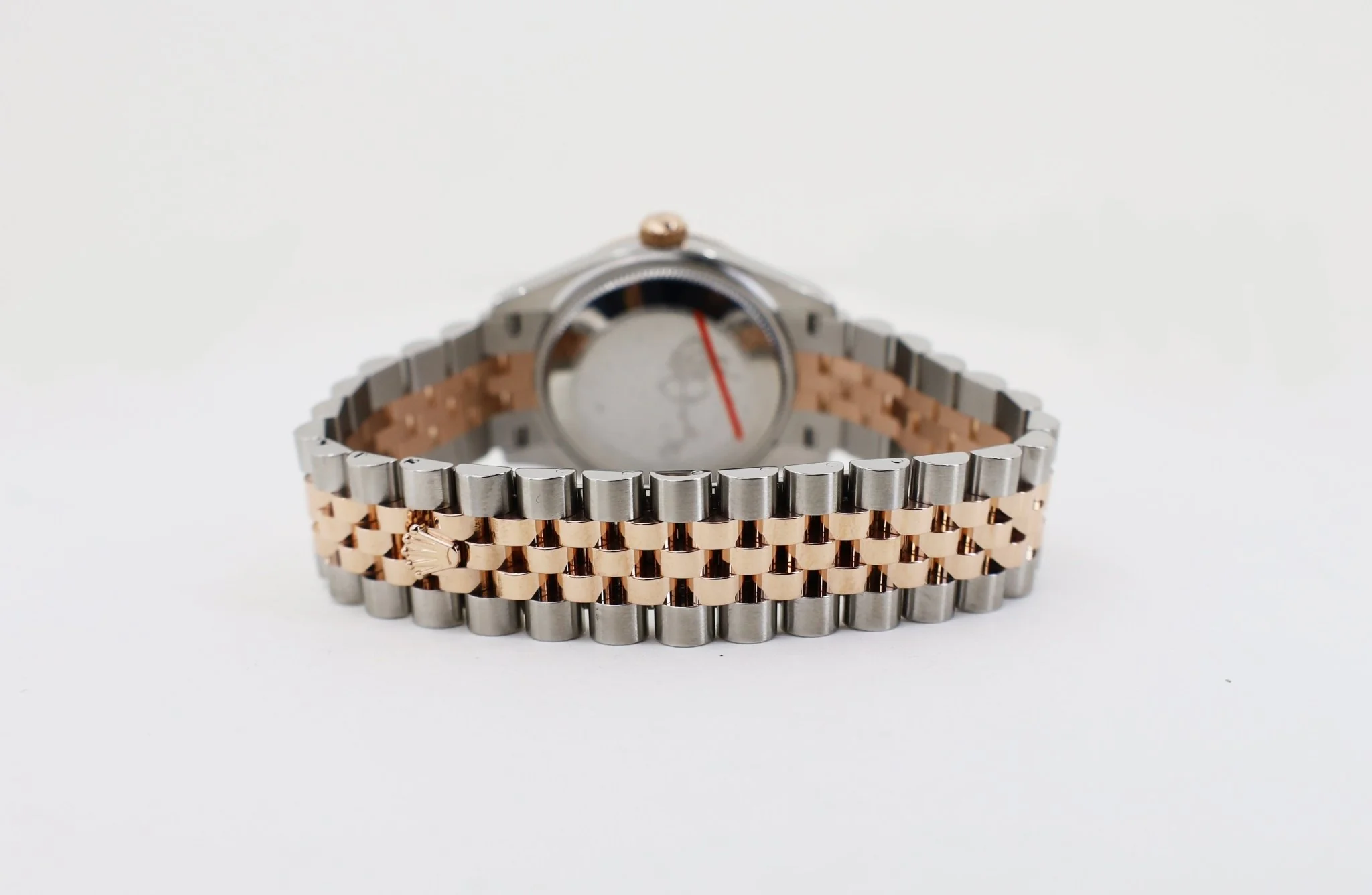 Rolex Lady-Datejust 31 Rose Gold/Steel Rhodium Index Dial & Fluted Bezel Jubilee Bracelet 278271 - Image 9