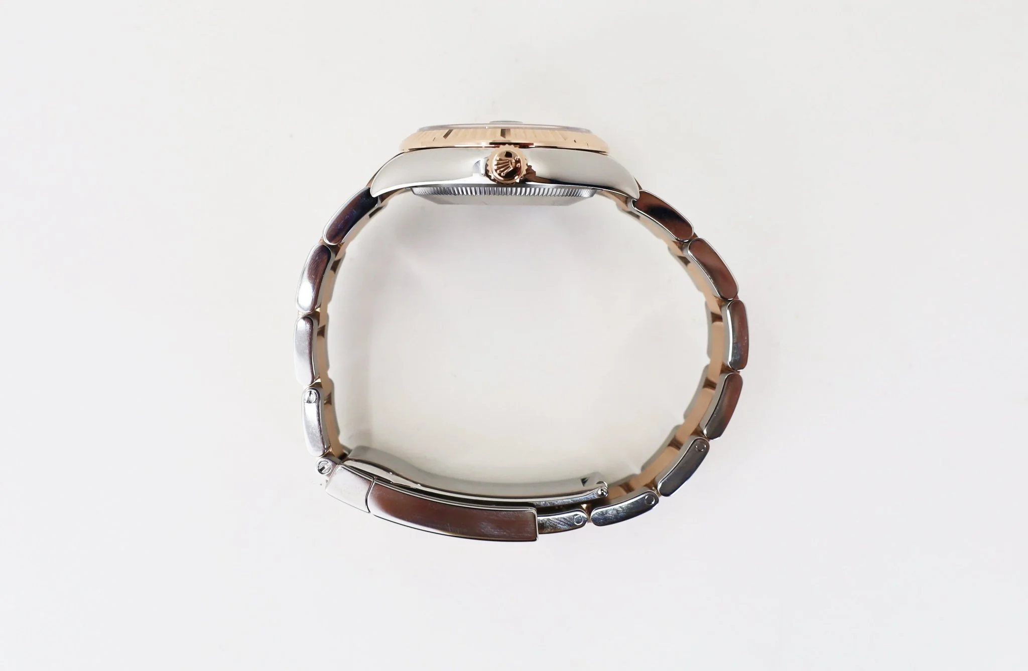 Rolex Lady-Datejust 31 Rose Gold/Steel Rhodium Index Dial & Fluted Bezel Oyster Bracelet 278271 - Image 7