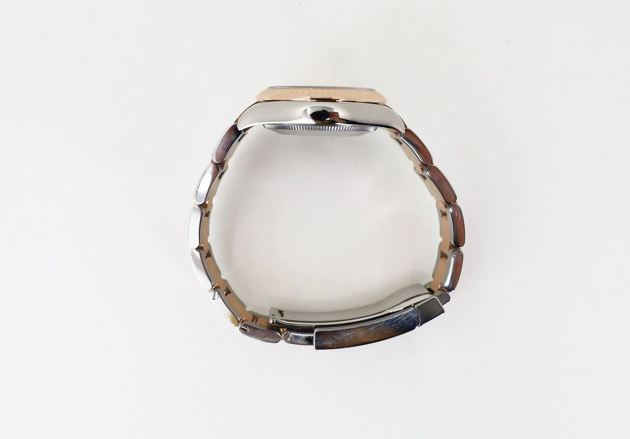 Rolex Lady-Datejust 31 Rose Gold/Steel Rhodium Index Dial & Fluted Bezel Oyster Bracelet 278271 - Image 8