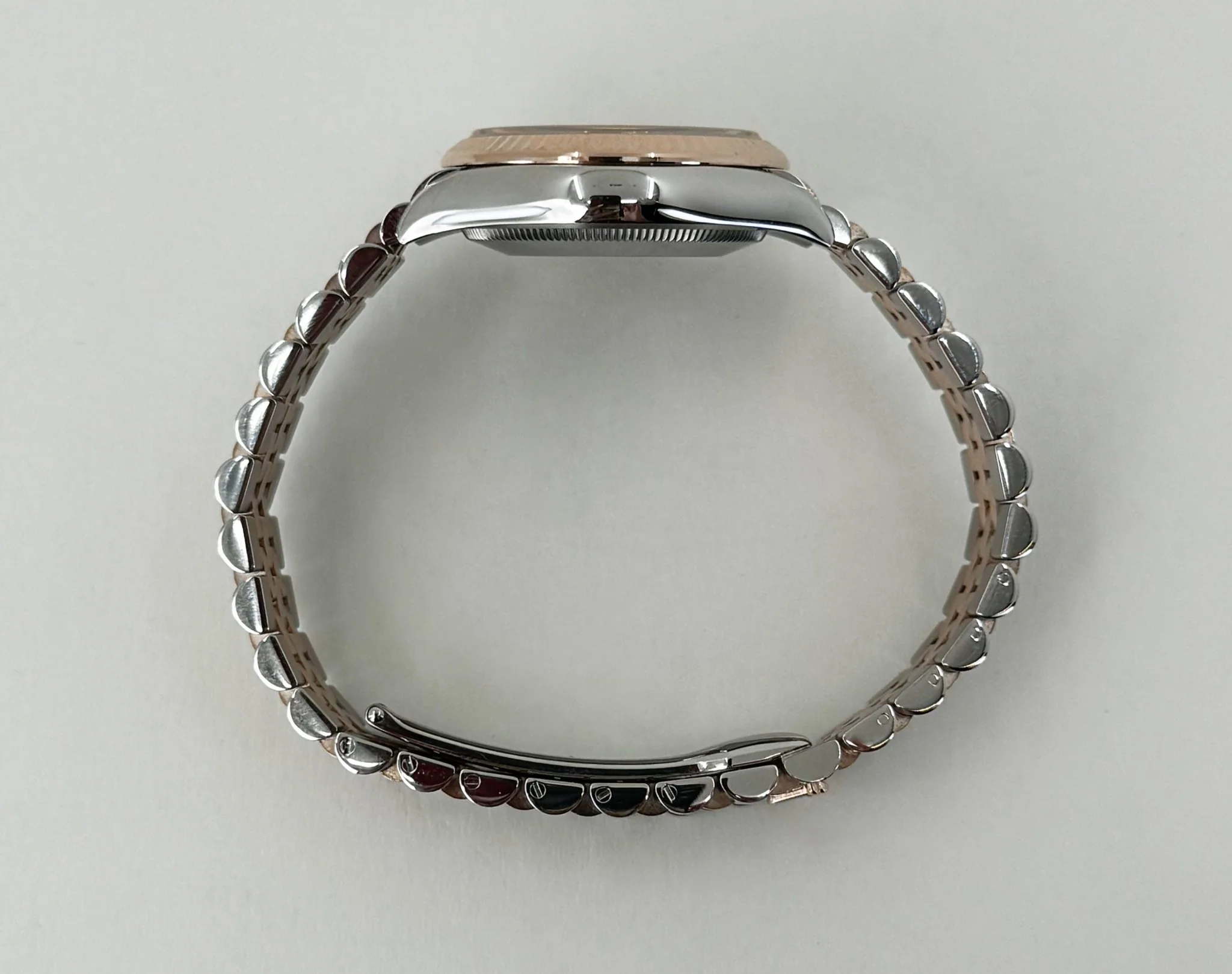 Rolex Lady-Datejust 31 Rose Gold/Steel Rose Index Dial & Fluted Bezel Jubilee Bracelet 278271 - Image 9